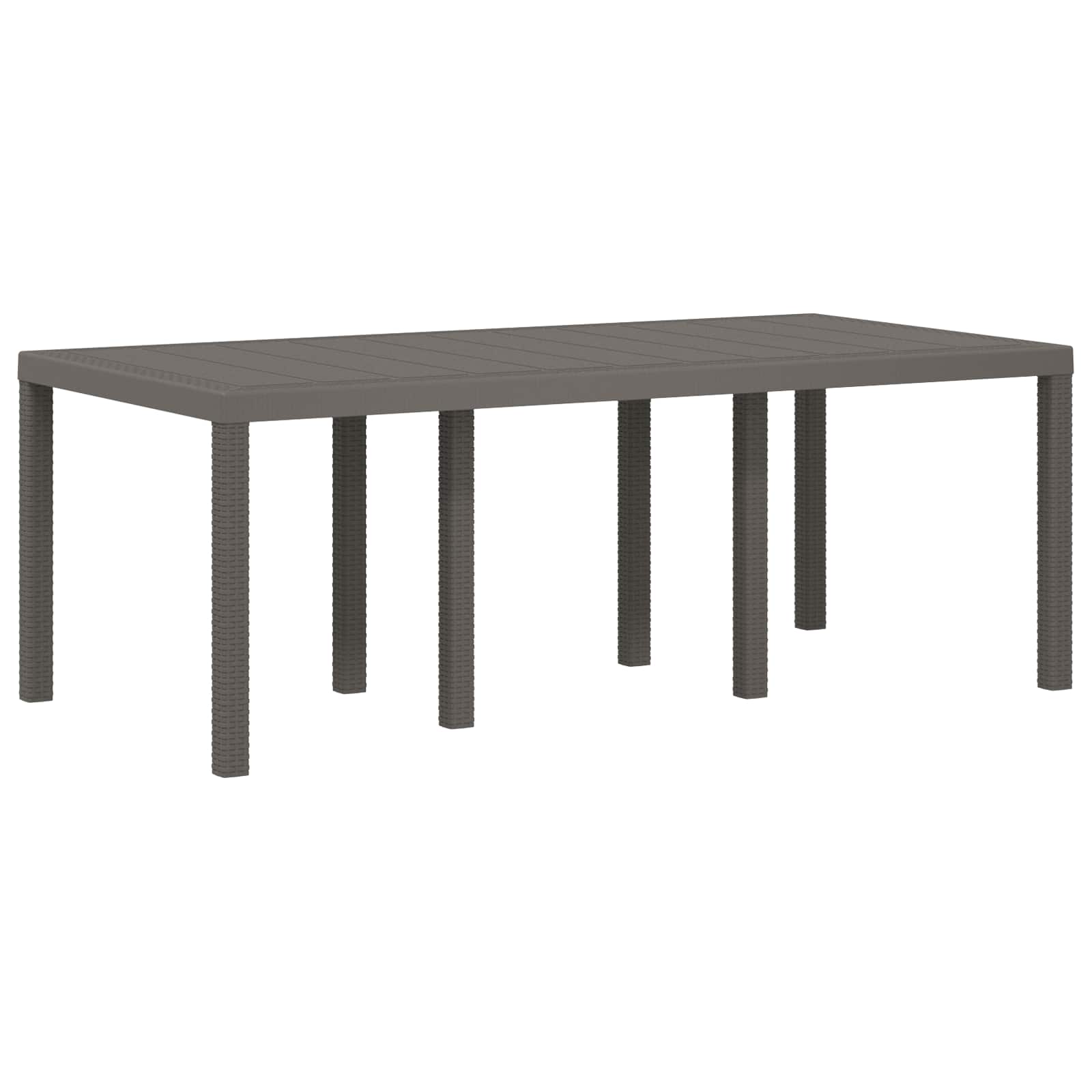 Ensemble de salle à manger pour jardin avec coussin 7 pcs PP - XIOS