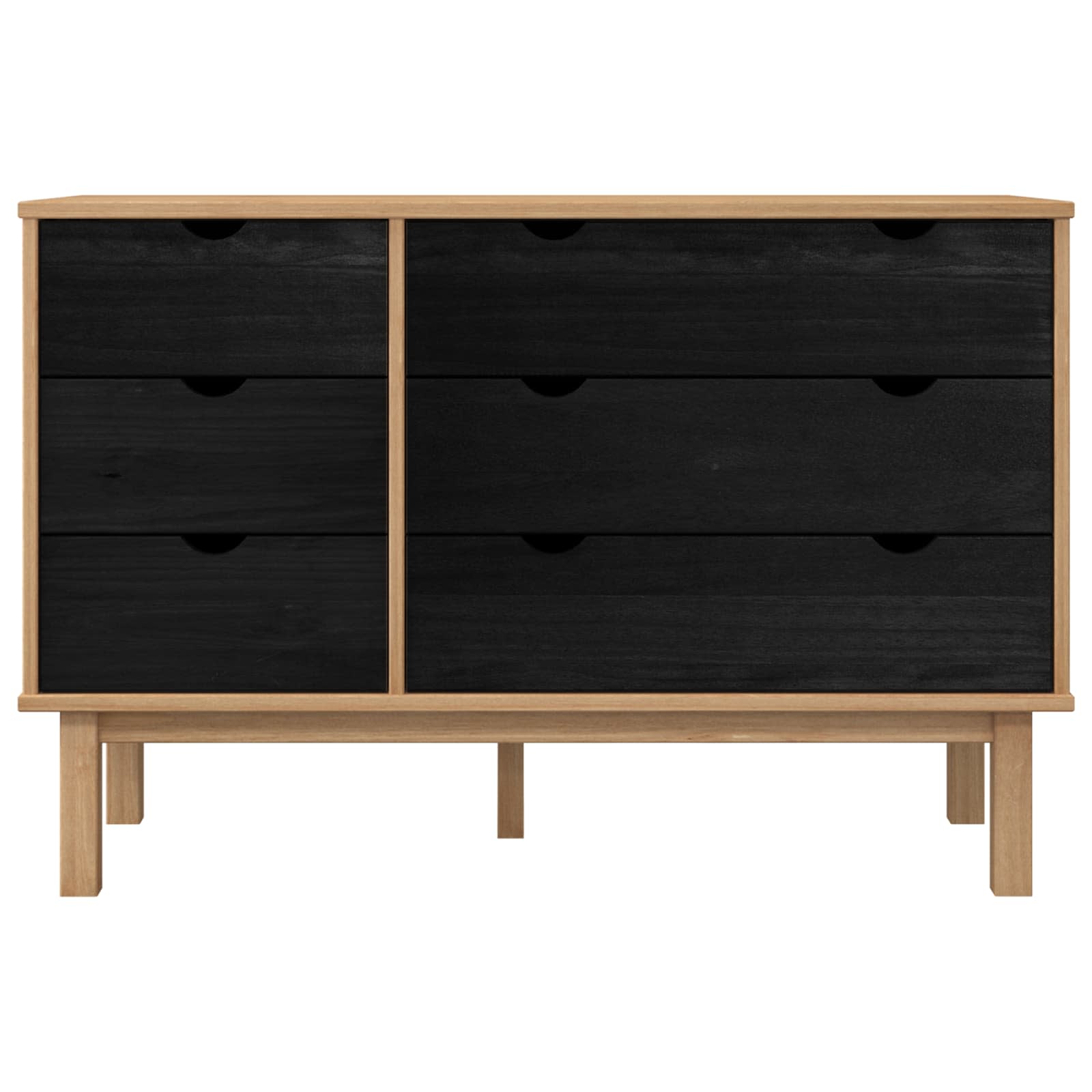 Armoire à tiroirs avec tiroir OTTA Noir 111 x 43 x 73,5 cm - XIOS