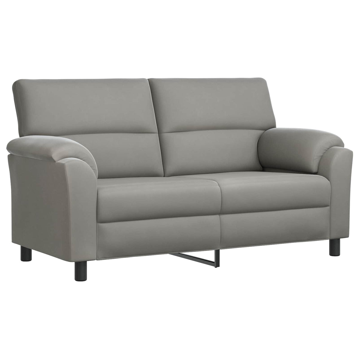 Ensemble de Canapés 2 pcs Gris clair Velours