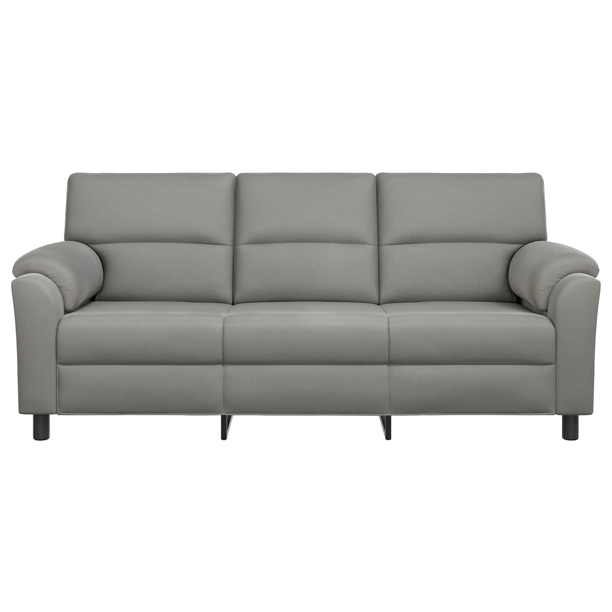 Canapé Gris clair 214 x 85 x 93 cm Velours
