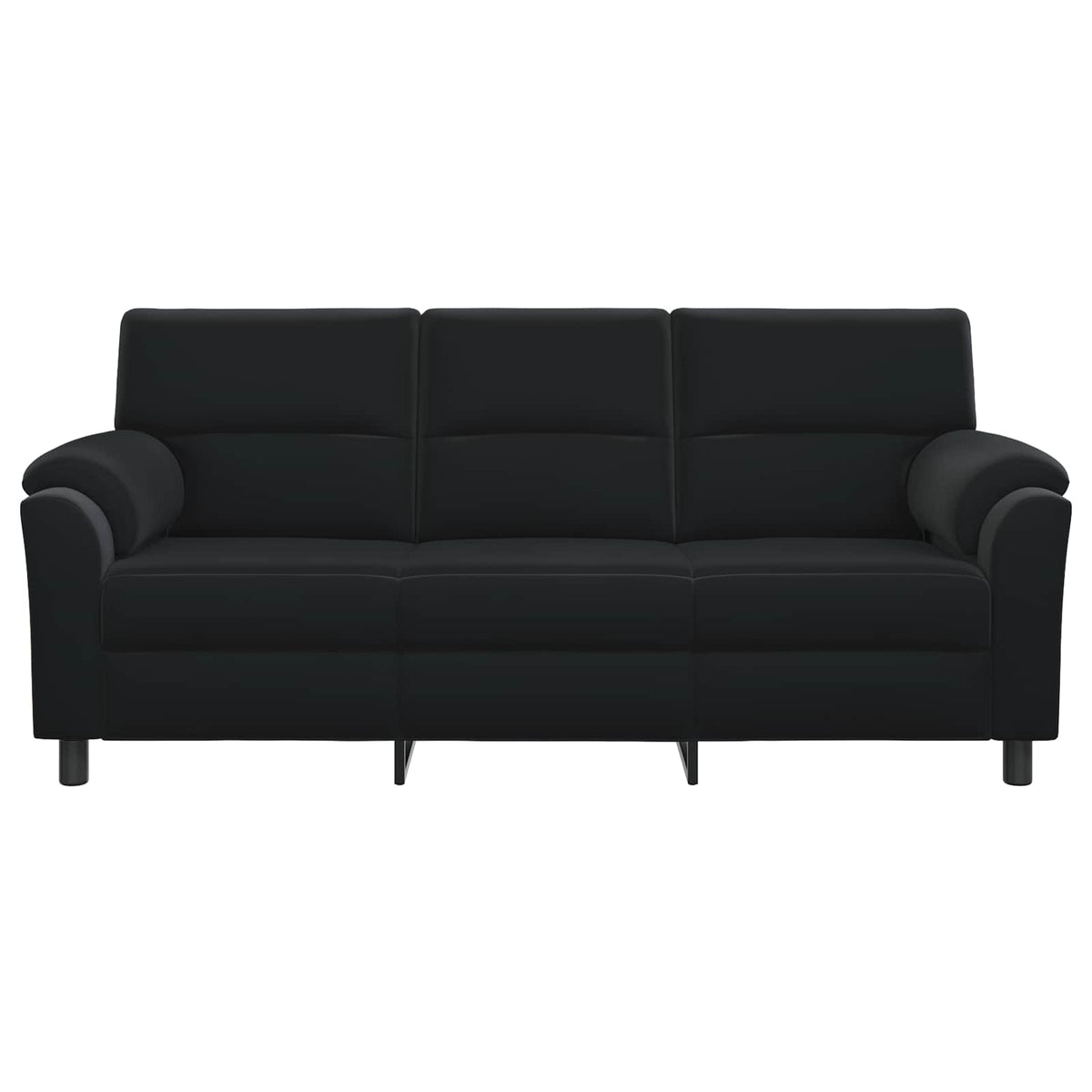 Canapé Noir 214 x 85 x 93 cm Velours