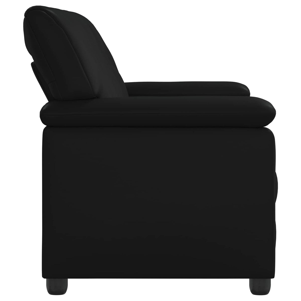 Canapé Noir 191 x 85 x 93 cm Simili cuir