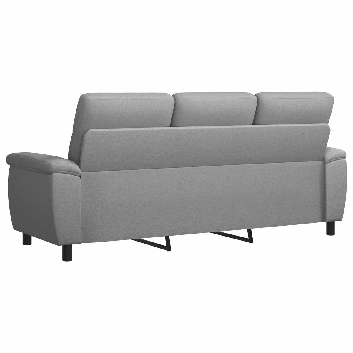 Canapé Gris clair 214 x 90 x 95 cm Tissu