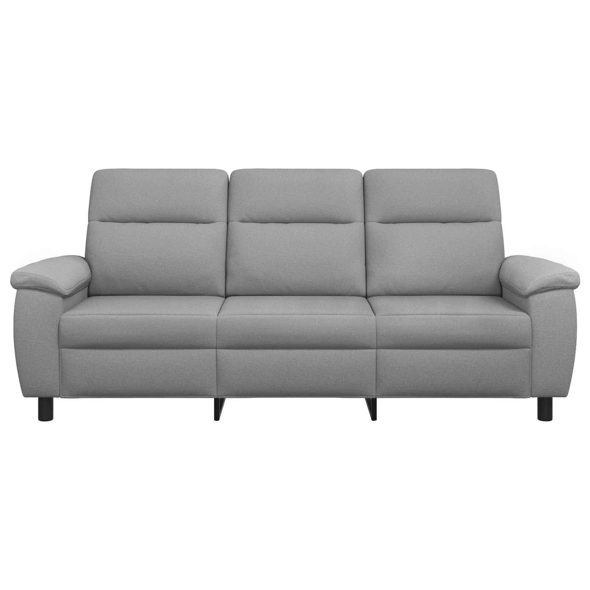 Canapé Gris clair 214 x 90 x 95 cm Tissu