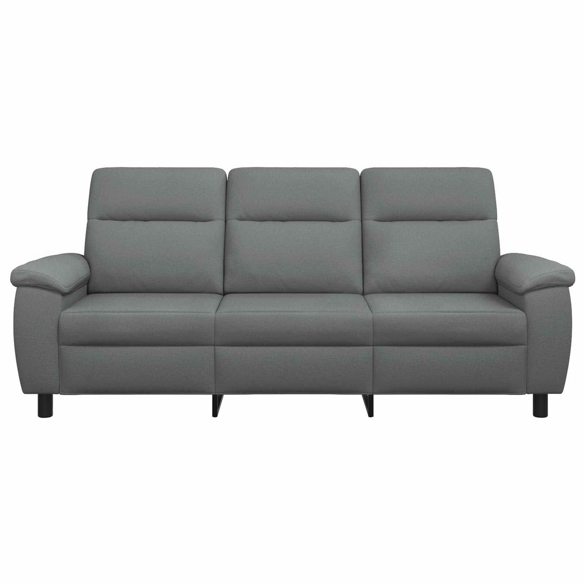 Canapé Gris foncé 214 x 90 x 95 cm Tissu