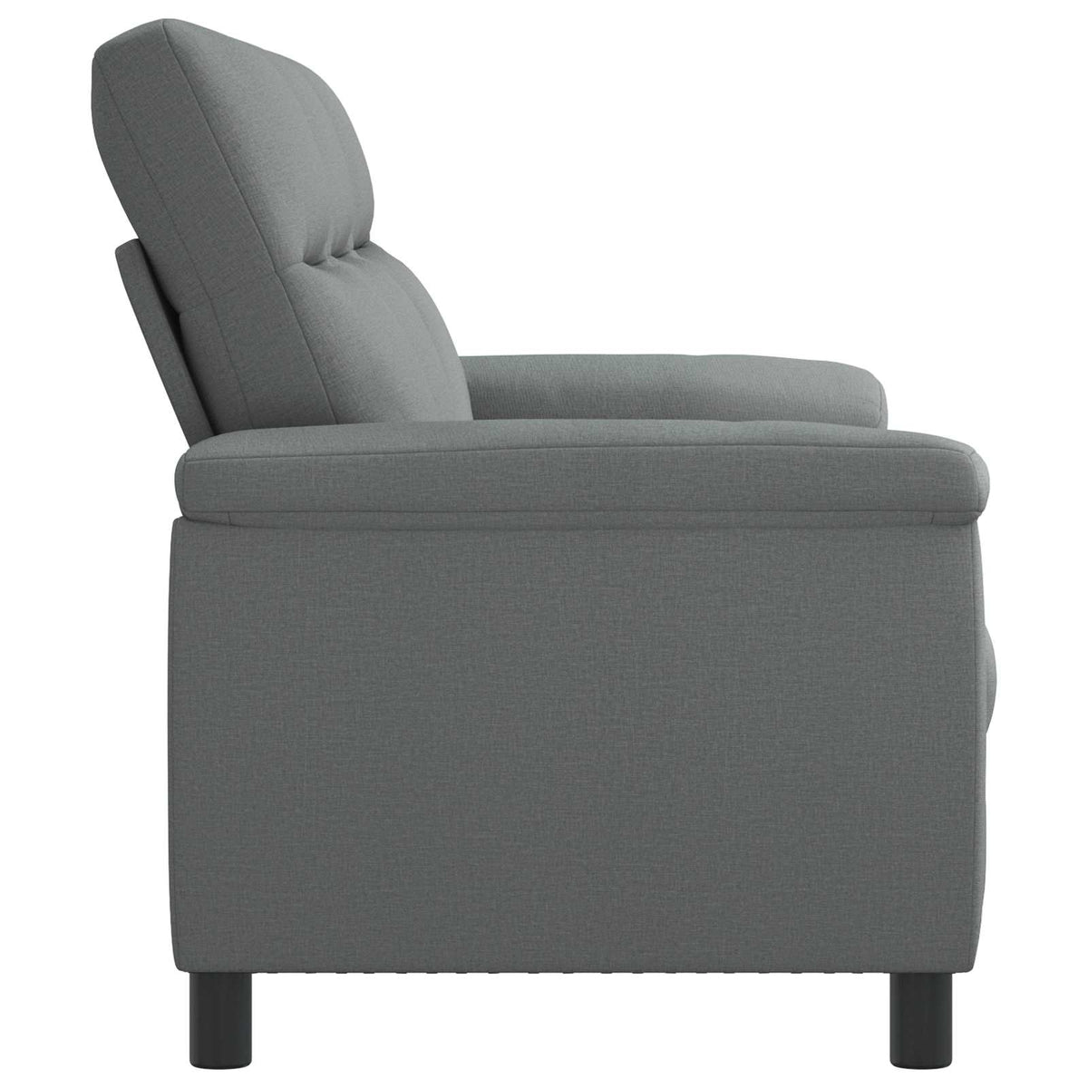 Canapé Gris foncé 214 x 90 x 95 cm Tissu