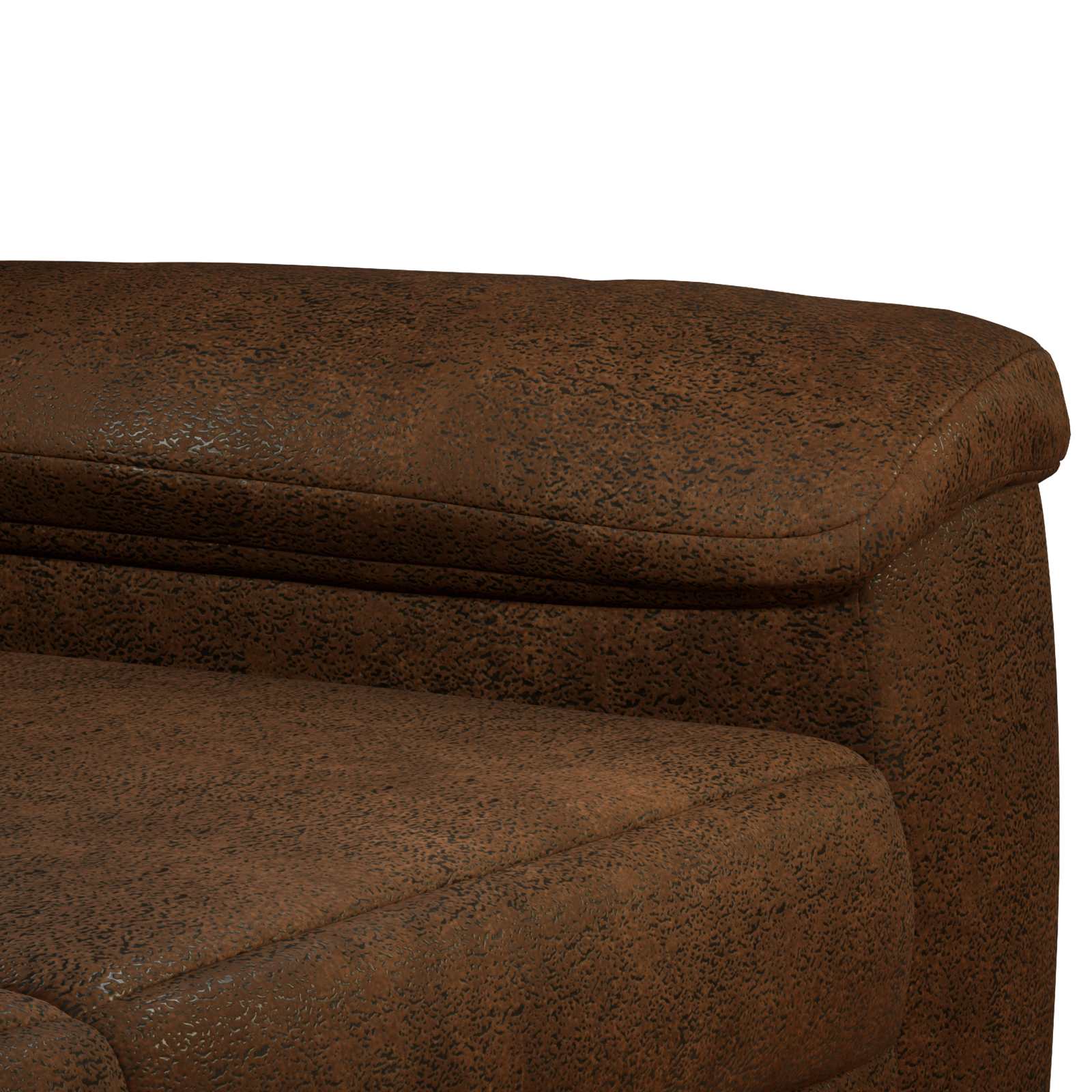 Canapé Marron 214 x 90 x 95 cm Simili daim - XIOS