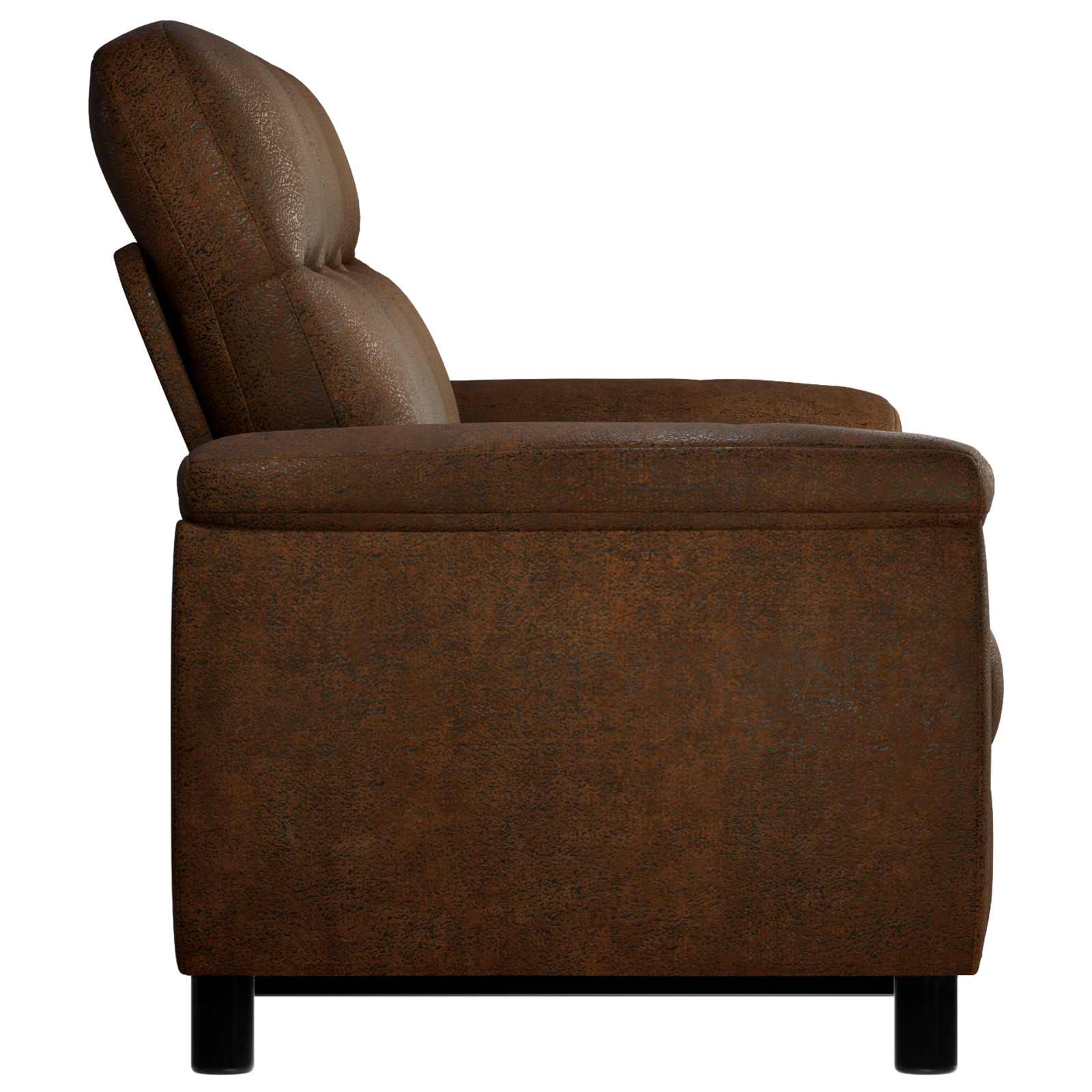 Canapé Marron 214 x 90 x 95 cm Simili daim - XIOS