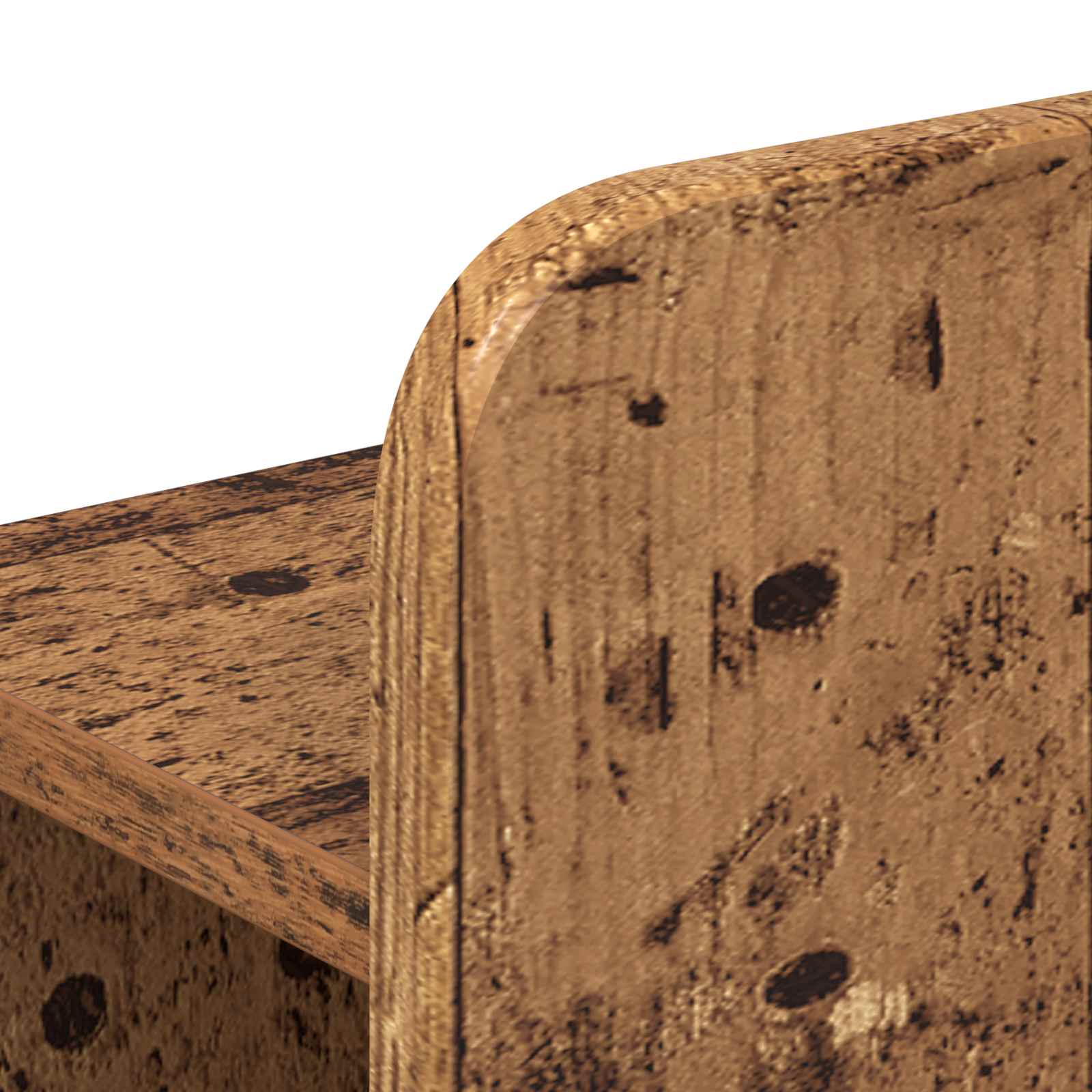 Cadre de lit avec rangement Bois ancien 120 x 190 cm - XIOS