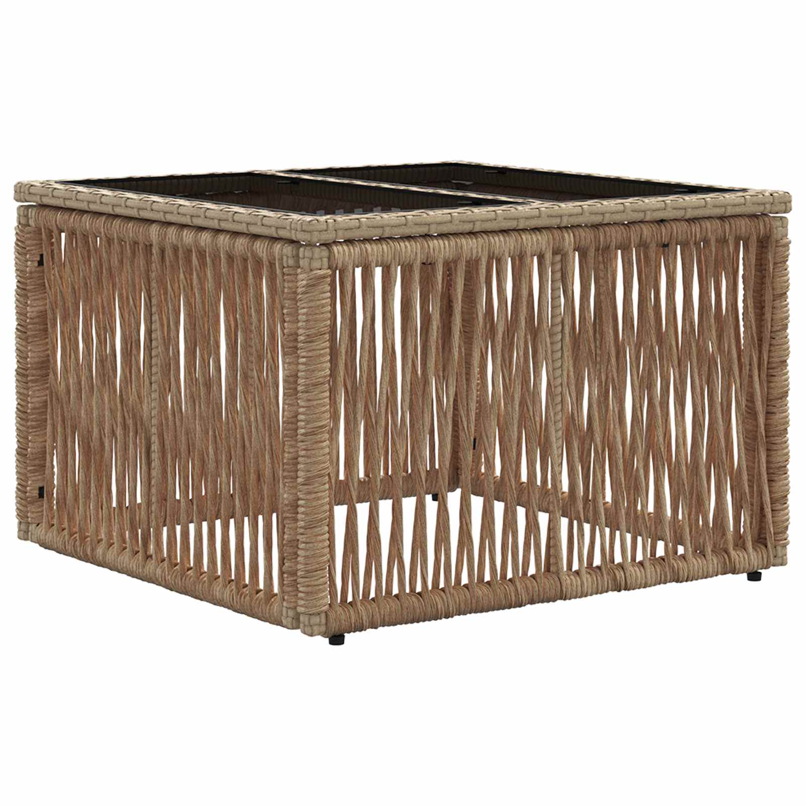 Ensemble de canapé de jardin 10 pcs Beige polyrotin - XIOS