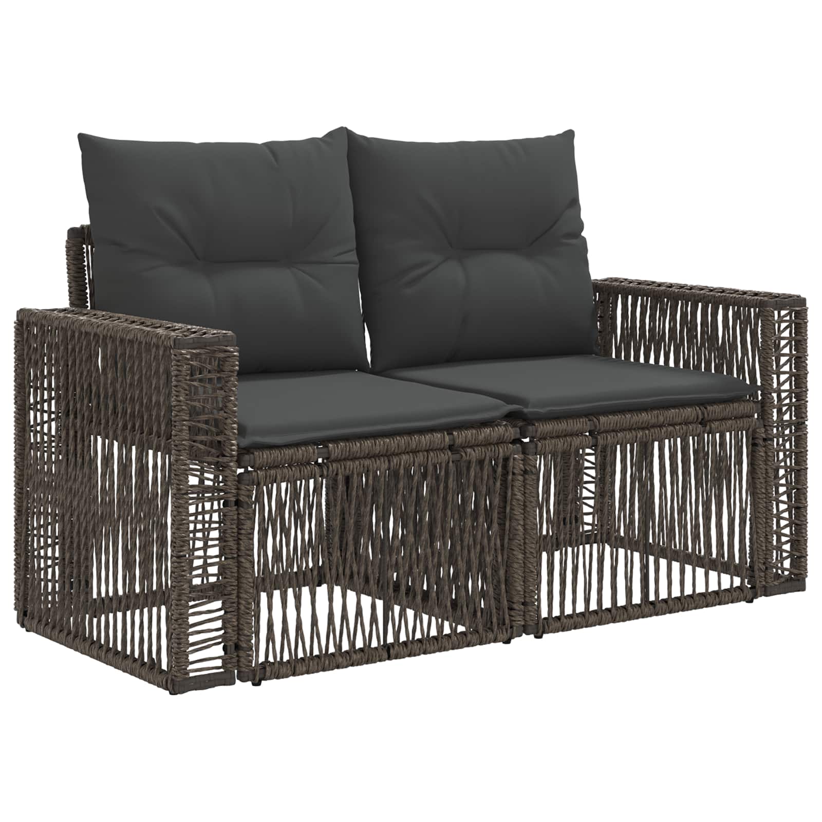 Ensemble de canapé de jardin 11 pcs Gris et Gris foncé - XIOS