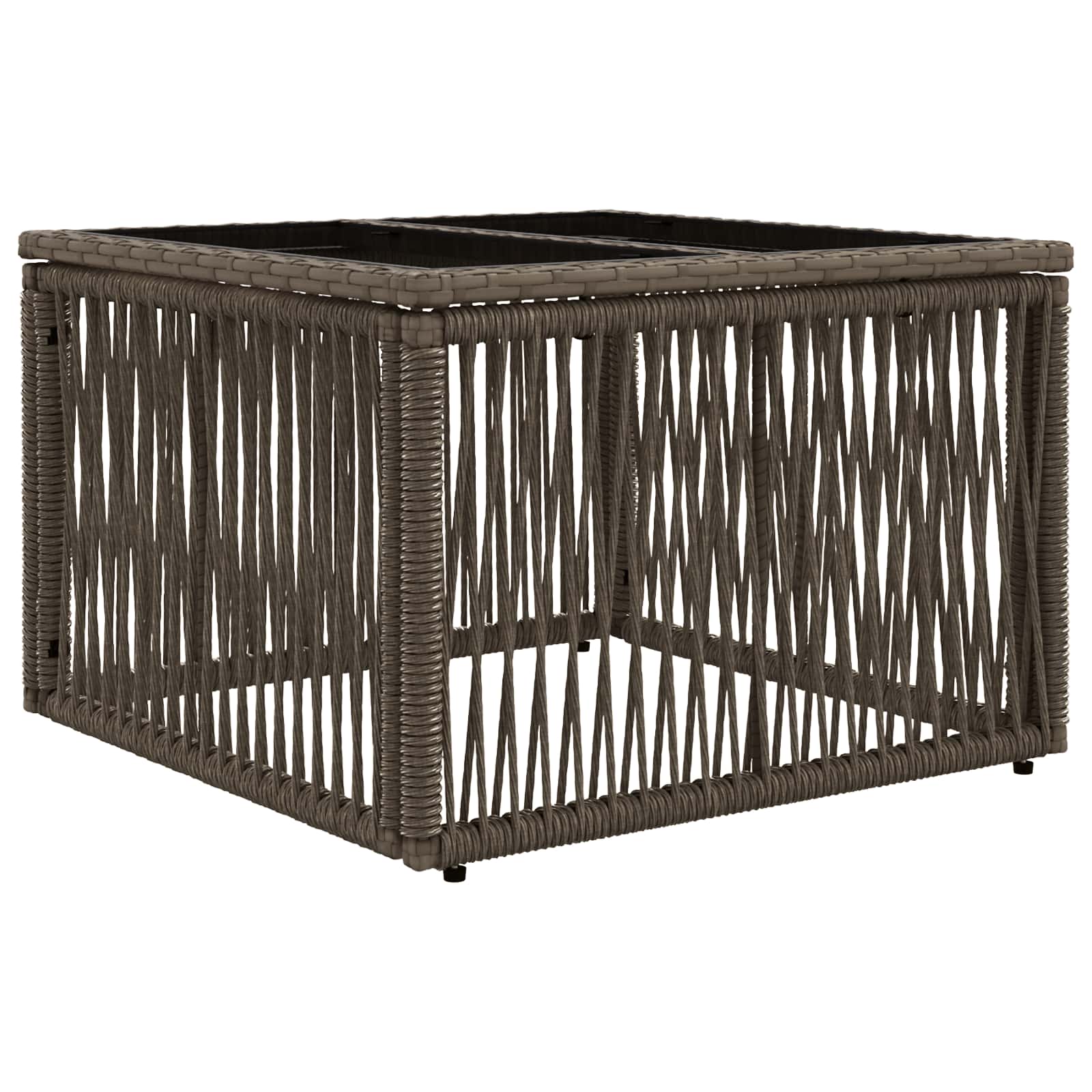 Ensemble de canapé de jardin 8 pcs Gris polyrotin - XIOS