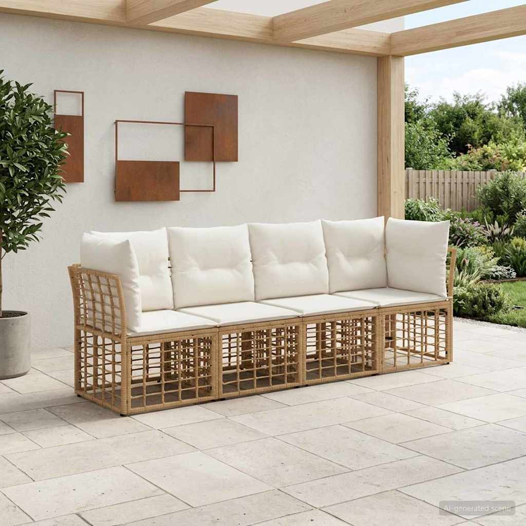 Ensemble de canapés d'extérieur Naturel Polyester - XIOS