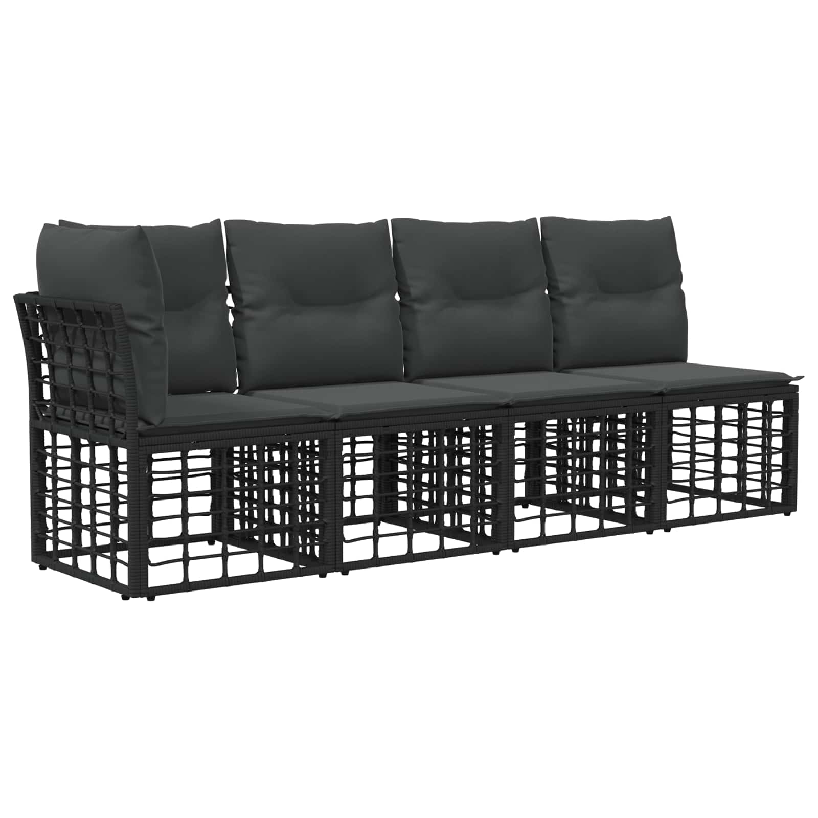 Ensemble de canapés d'extérieur Noir Polyester - XIOS