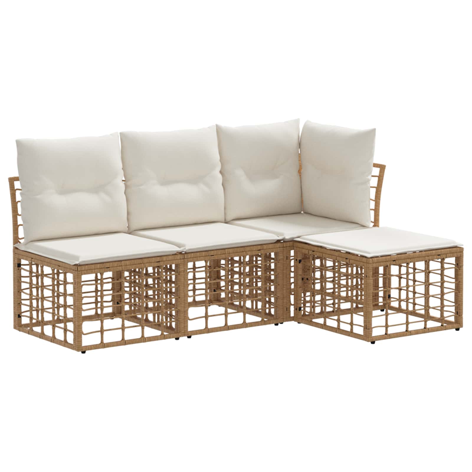 Ensemble de canapés d'extérieur Naturel Polyester - XIOS