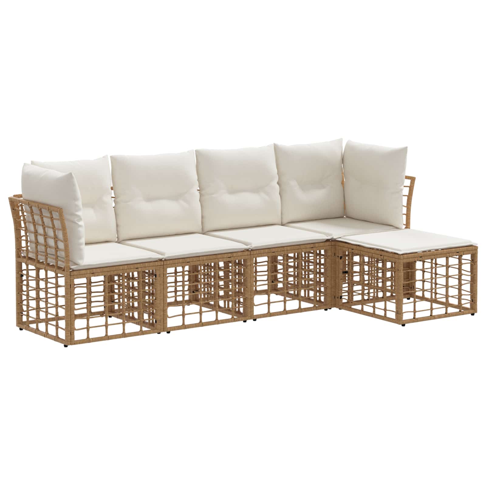 Ensemble de canapés d'extérieur Naturel Polyester - XIOS