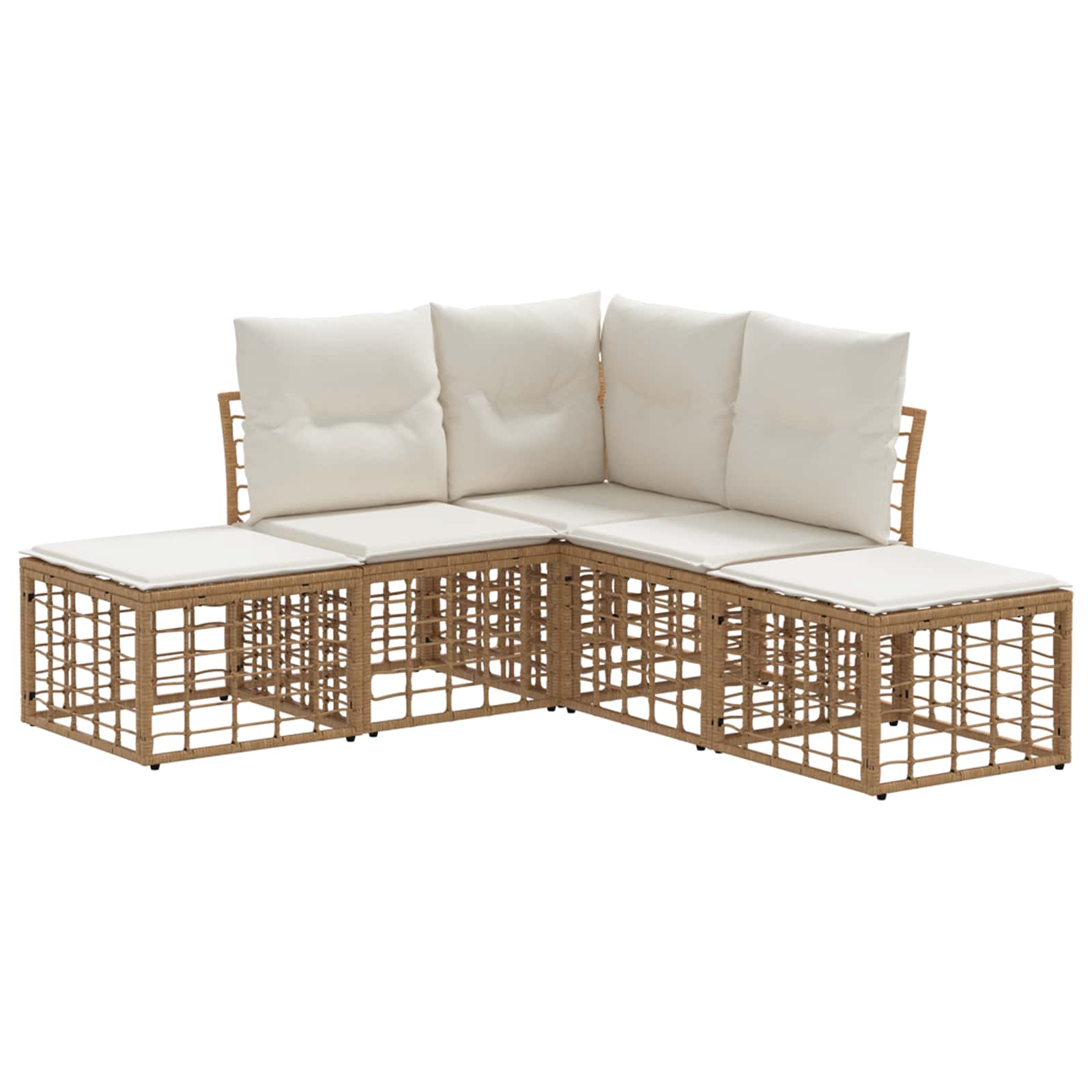 Ensemble de canapés d'extérieur Naturel Polyester - XIOS