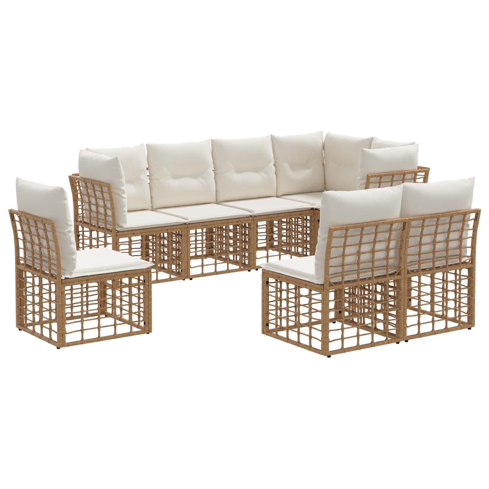 Ensemble de canapés d'extérieur Naturel Polyester - XIOS
