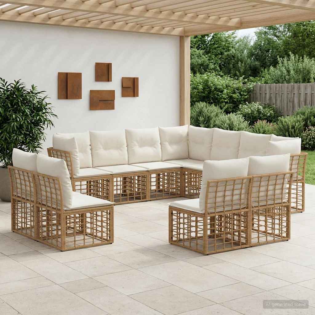 Ensemble de canapés d'extérieur Naturel Polyester - XIOS