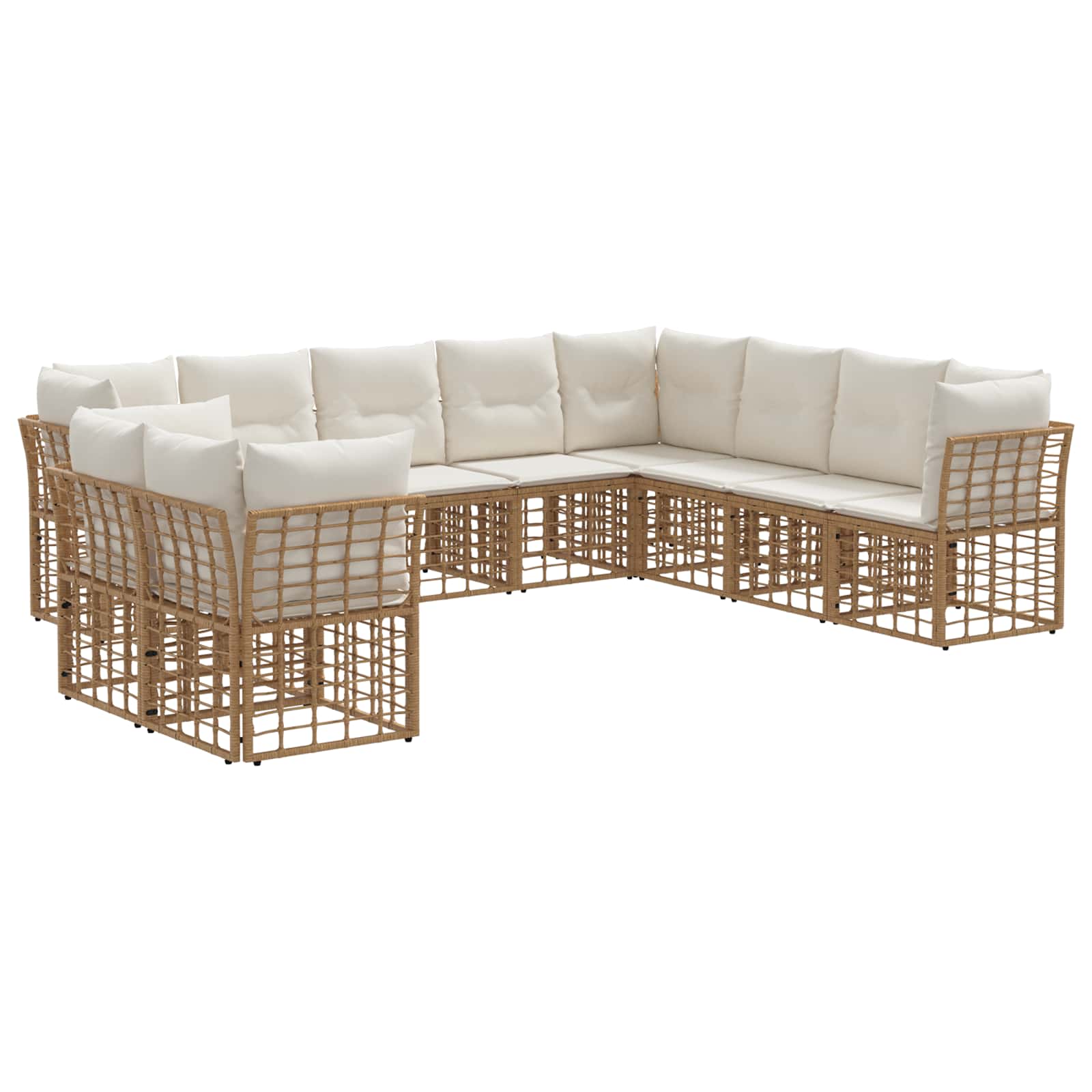 Ensemble de canapés d'extérieur Naturel Polyester - XIOS