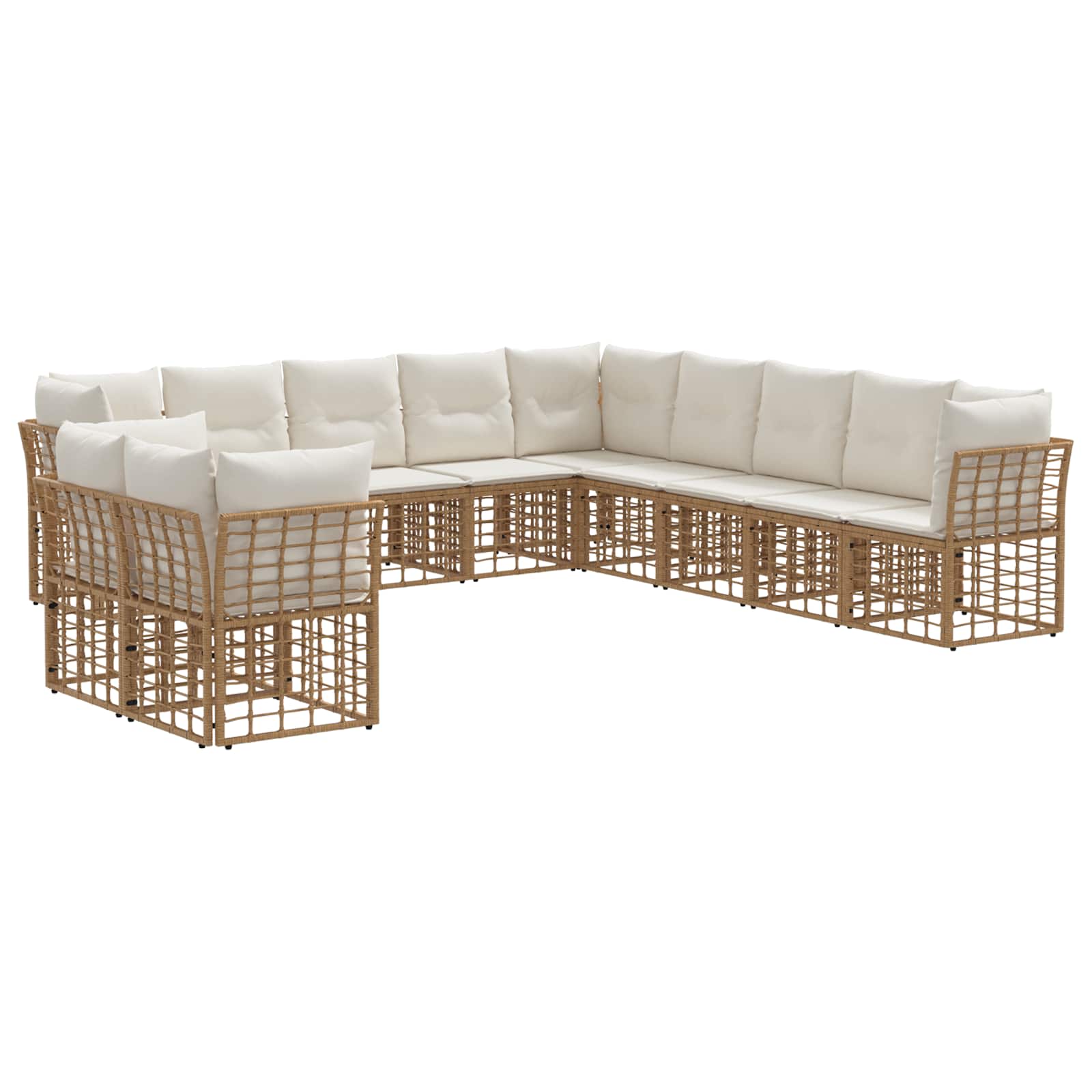 Ensemble de canapés d'extérieur Naturel Polyester - XIOS
