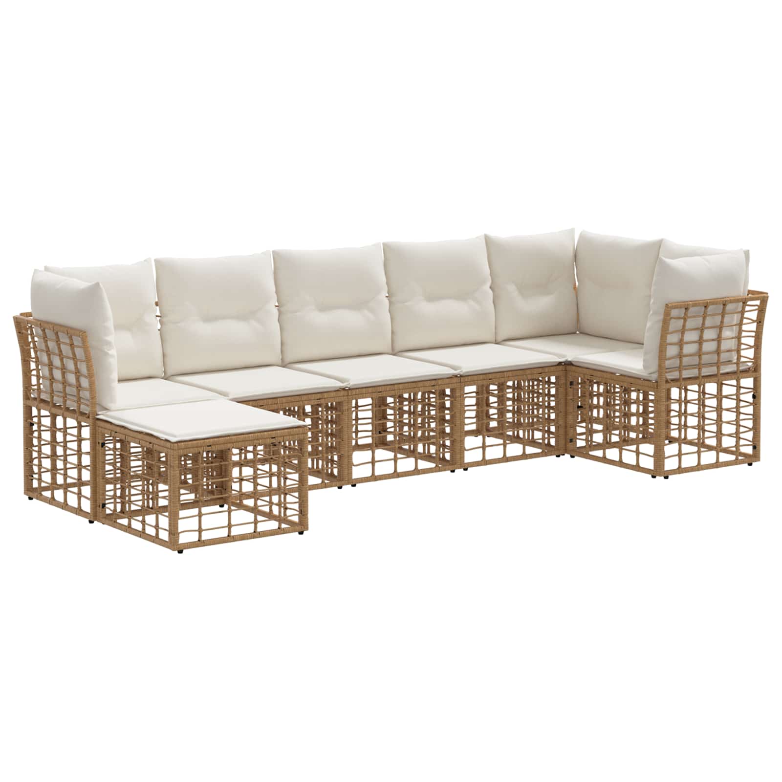 Ensemble de canapés d'extérieur Naturel Polyester - XIOS