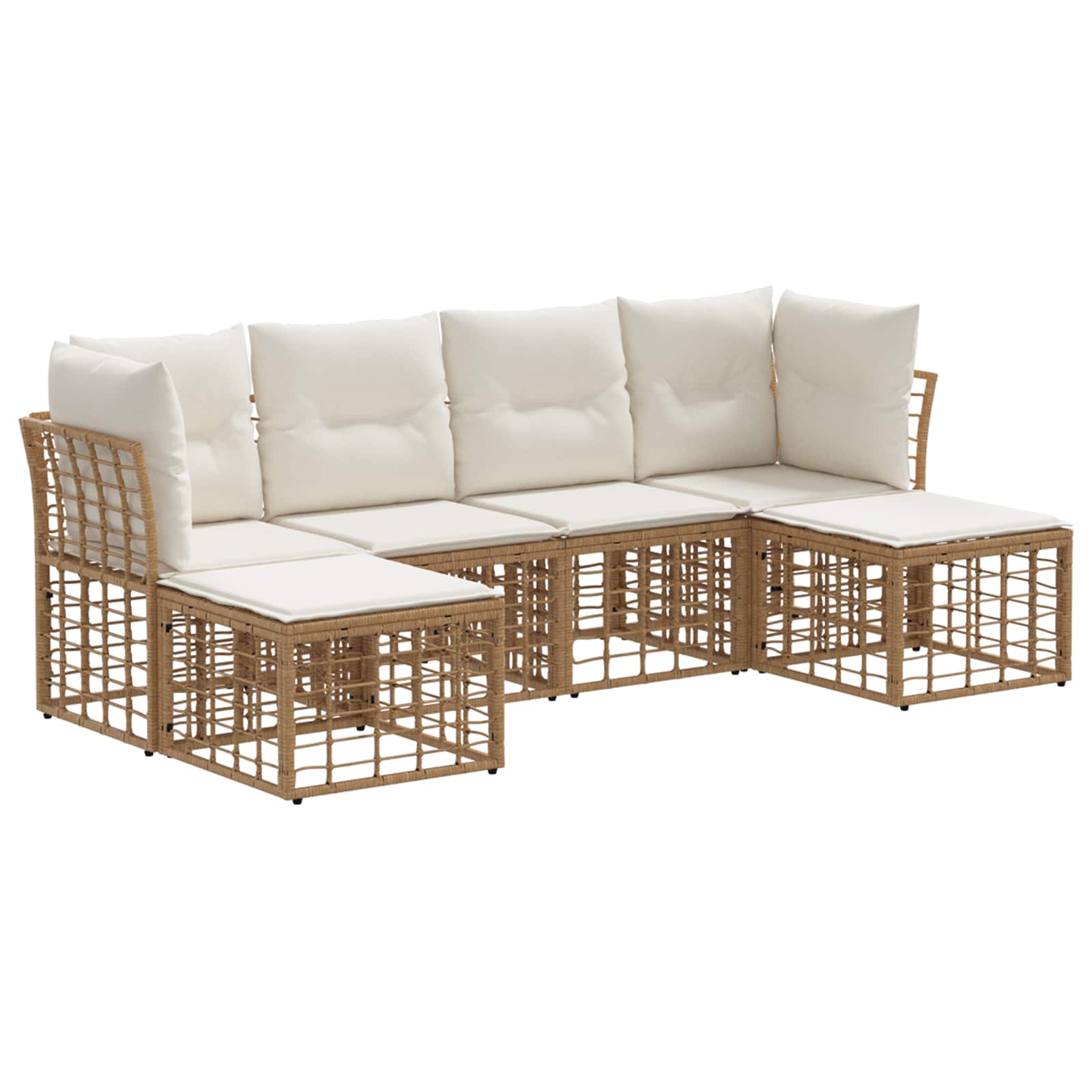 Ensemble de canapés d'extérieur Naturel Polyester - XIOS