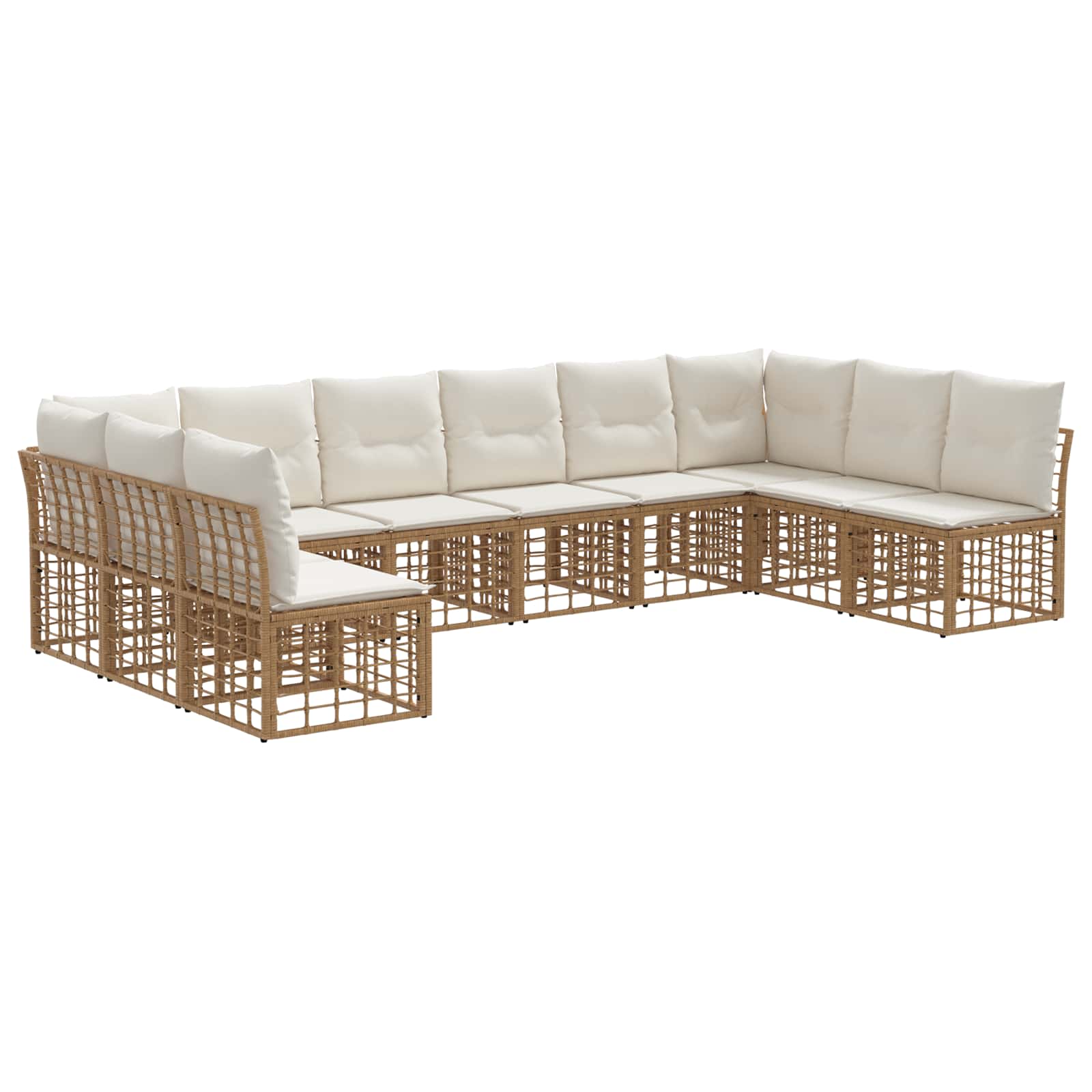 Ensemble de canapés d'extérieur Naturel Polyester - XIOS