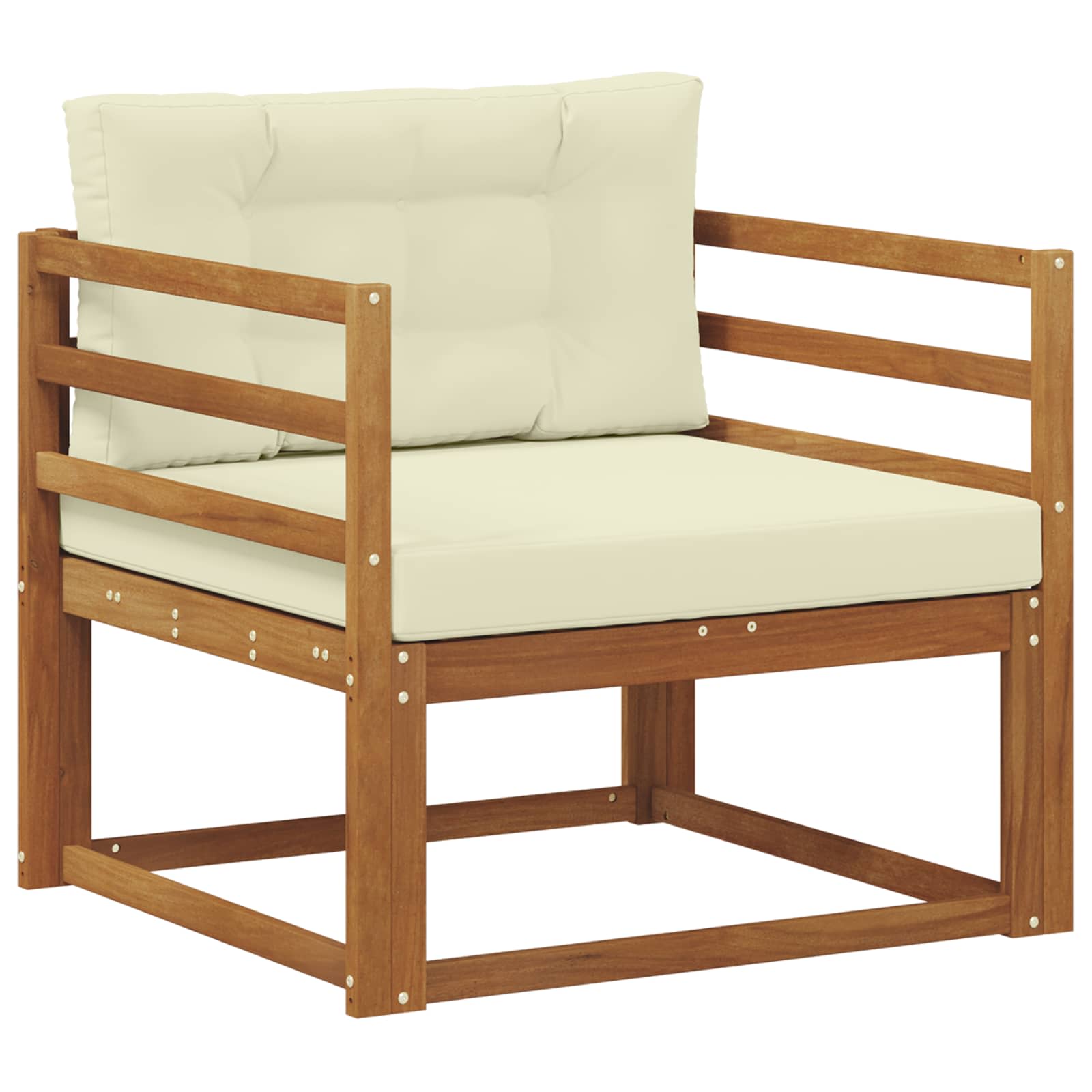 Sofa de milieu extérieur Bois d'Acacia Massif Naturel - XIOS