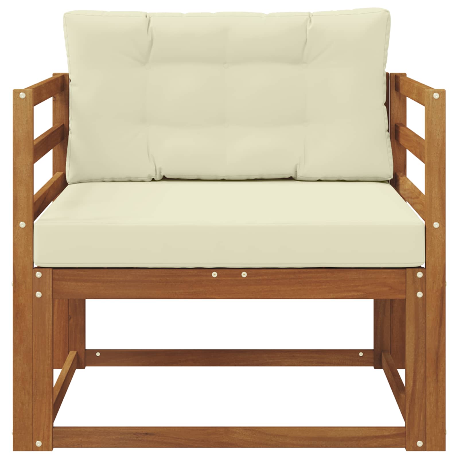 Sofa de milieu extérieur Bois d'Acacia Massif Naturel - XIOS