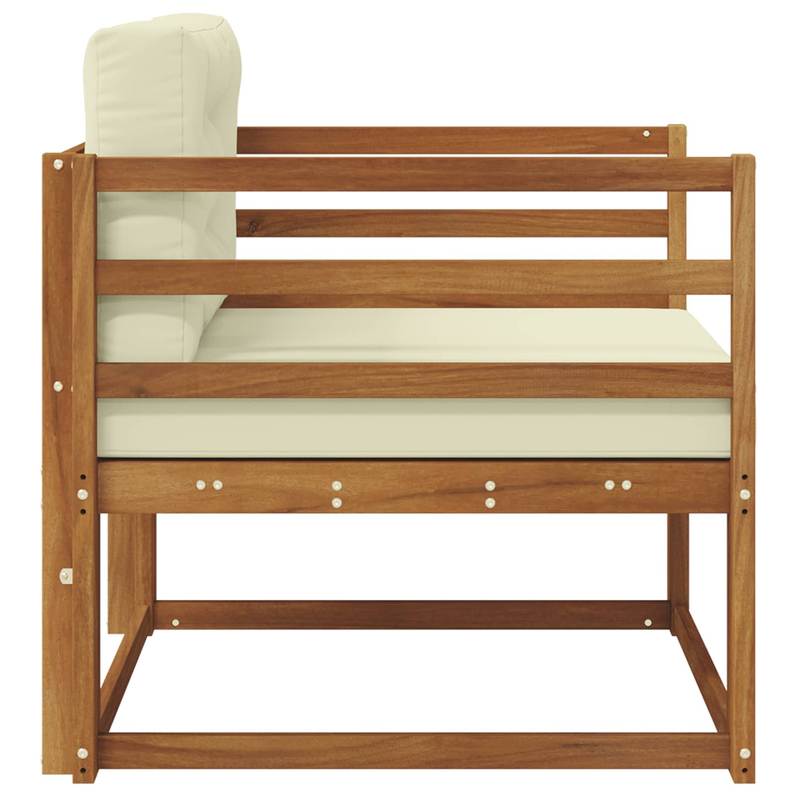 Sofa de milieu extérieur Bois d'Acacia Massif Naturel - XIOS