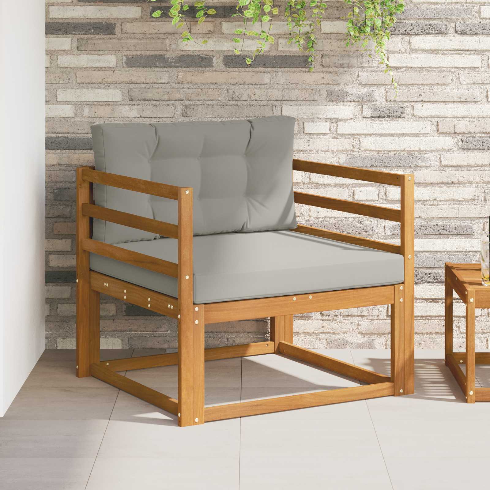 Sofa de milieu extérieur Bois d'Acacia Massif Naturel - XIOS