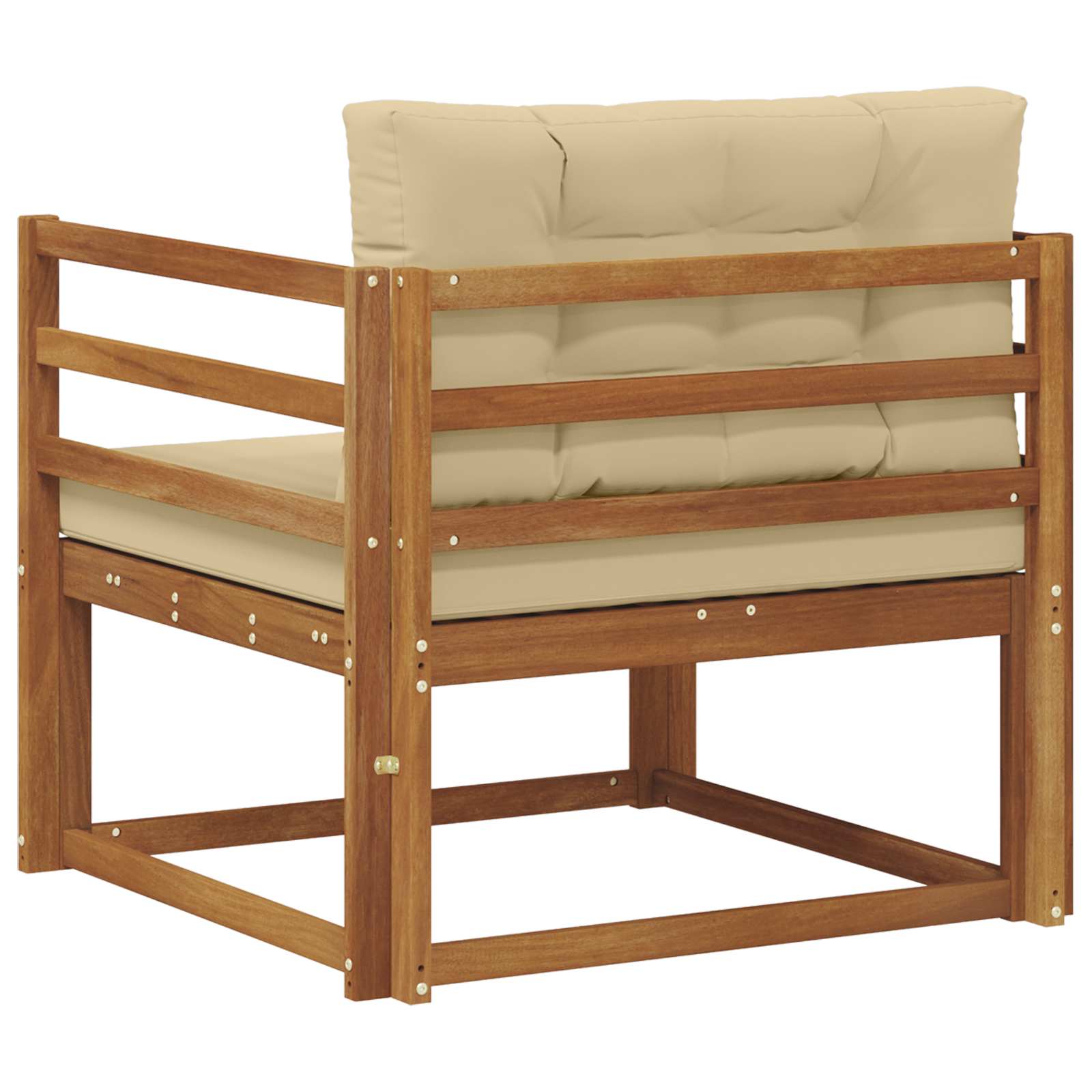 Sofa de milieu extérieur Bois d'Acacia Massif Naturel - XIOS