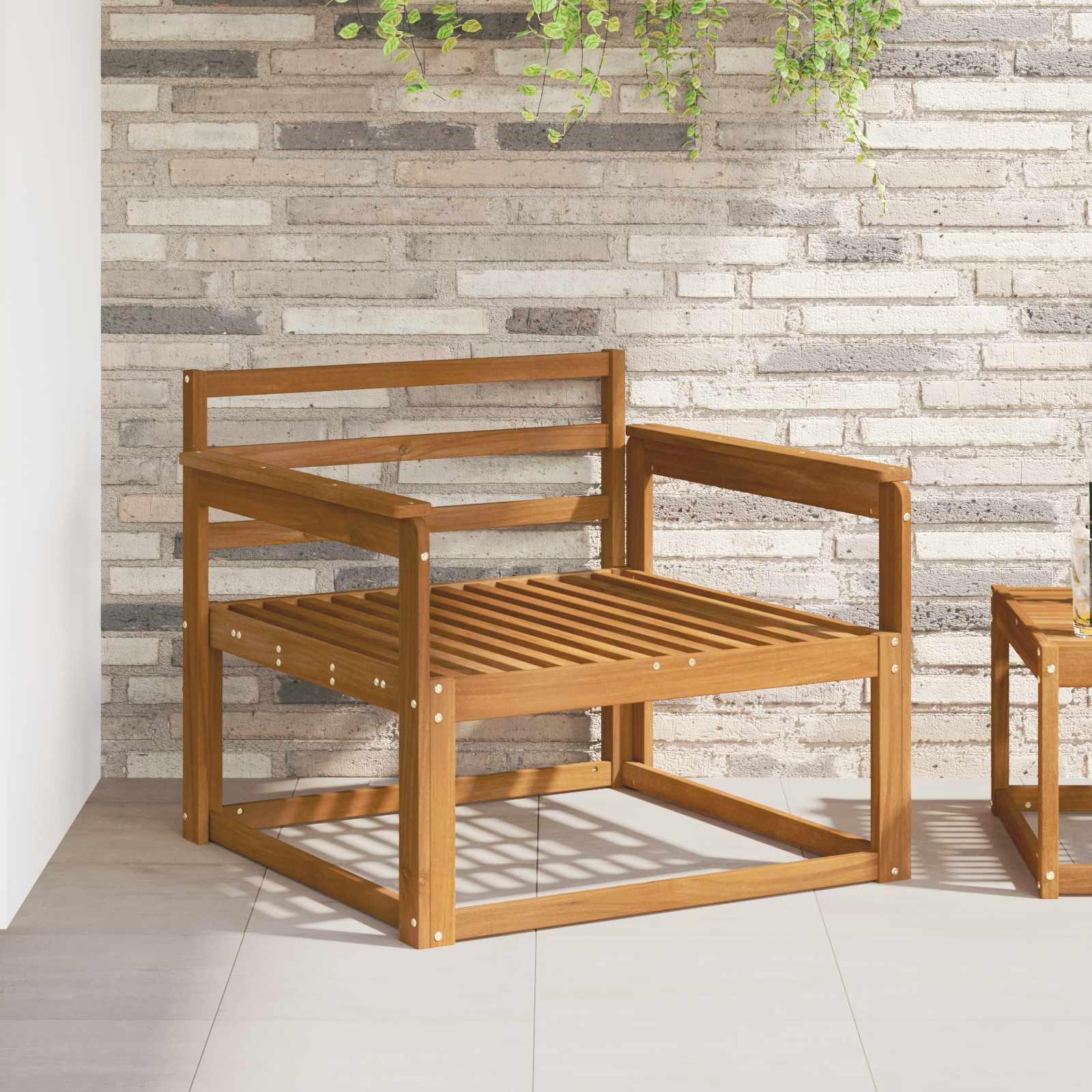 Sofa de milieu extérieur Bois d'Acacia Massif Naturel - XIOS