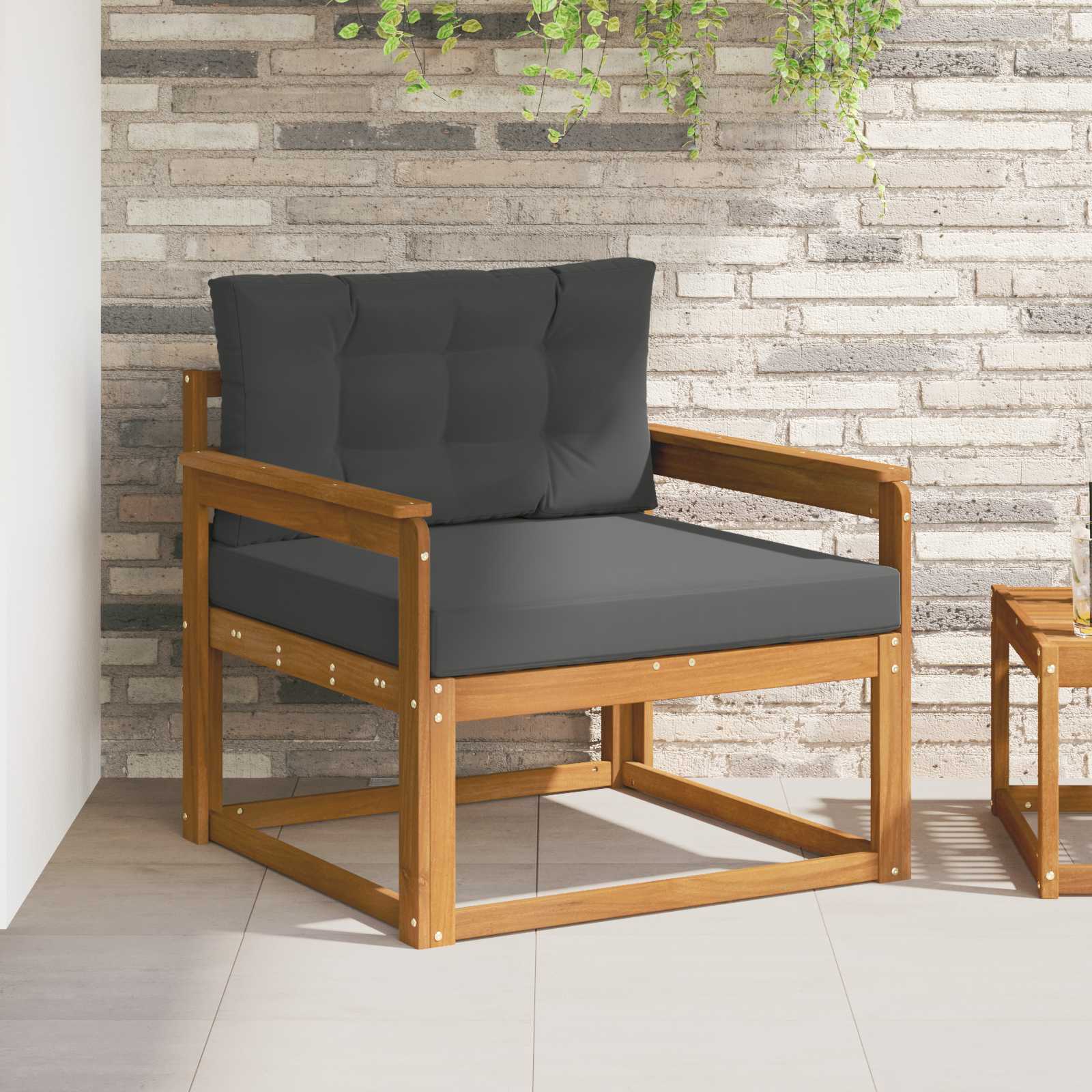 Sofa de milieu extérieur Bois d'Acacia Massif Naturel - XIOS