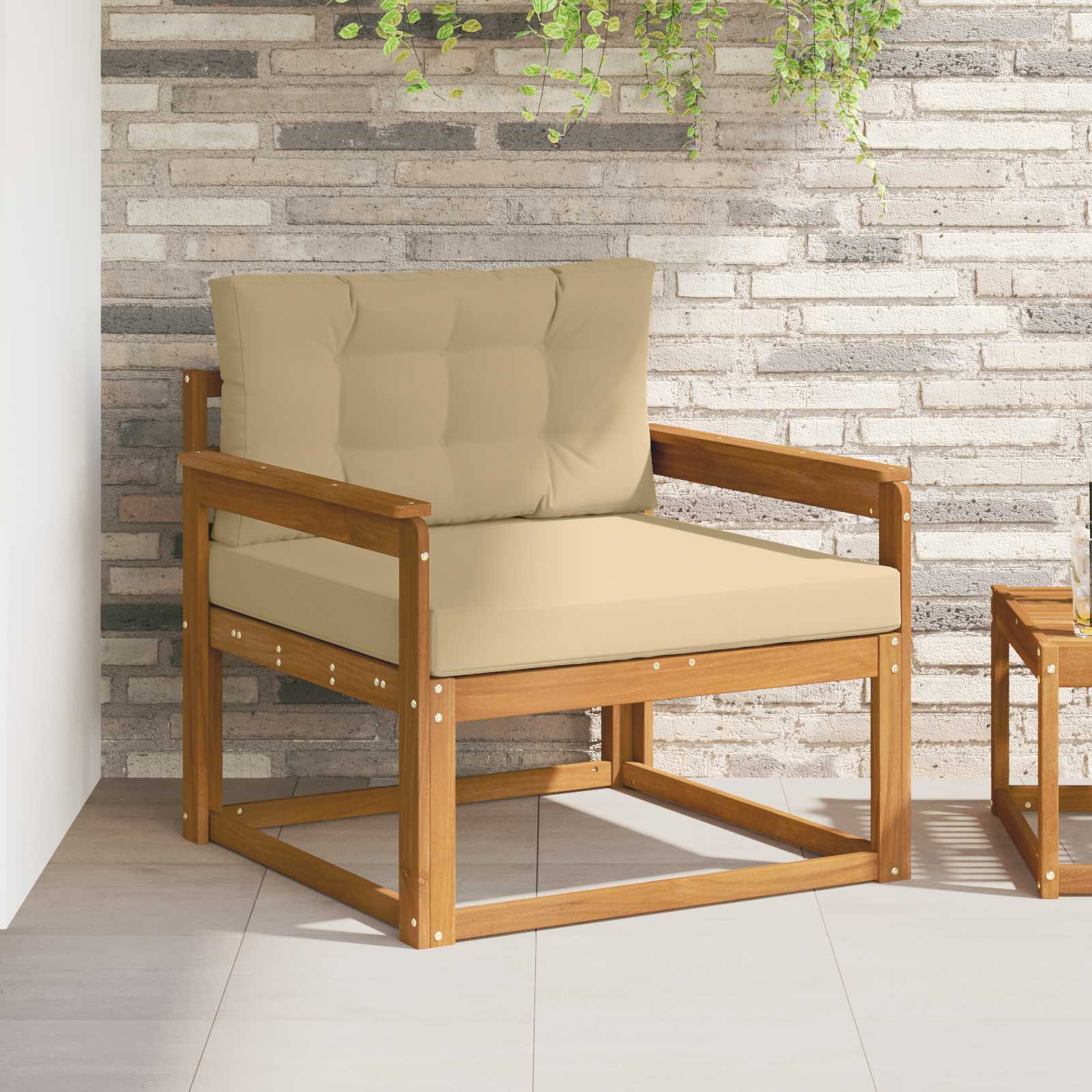 Sofa de milieu extérieur Bois d'Acacia Massif Naturel - XIOS