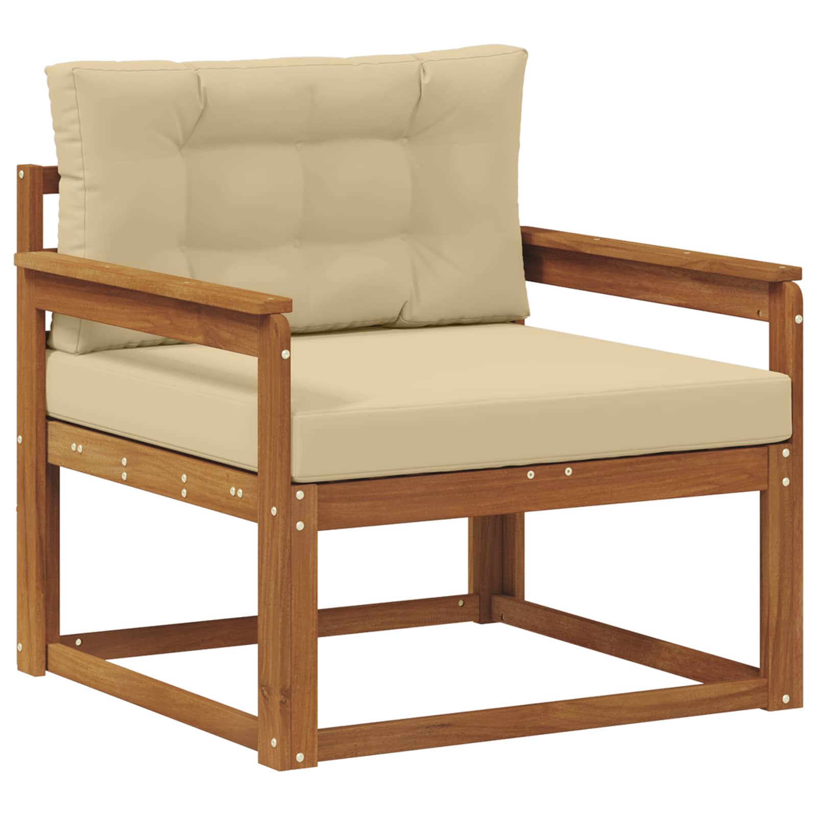 Sofa de milieu extérieur Bois d'Acacia Massif Naturel - XIOS