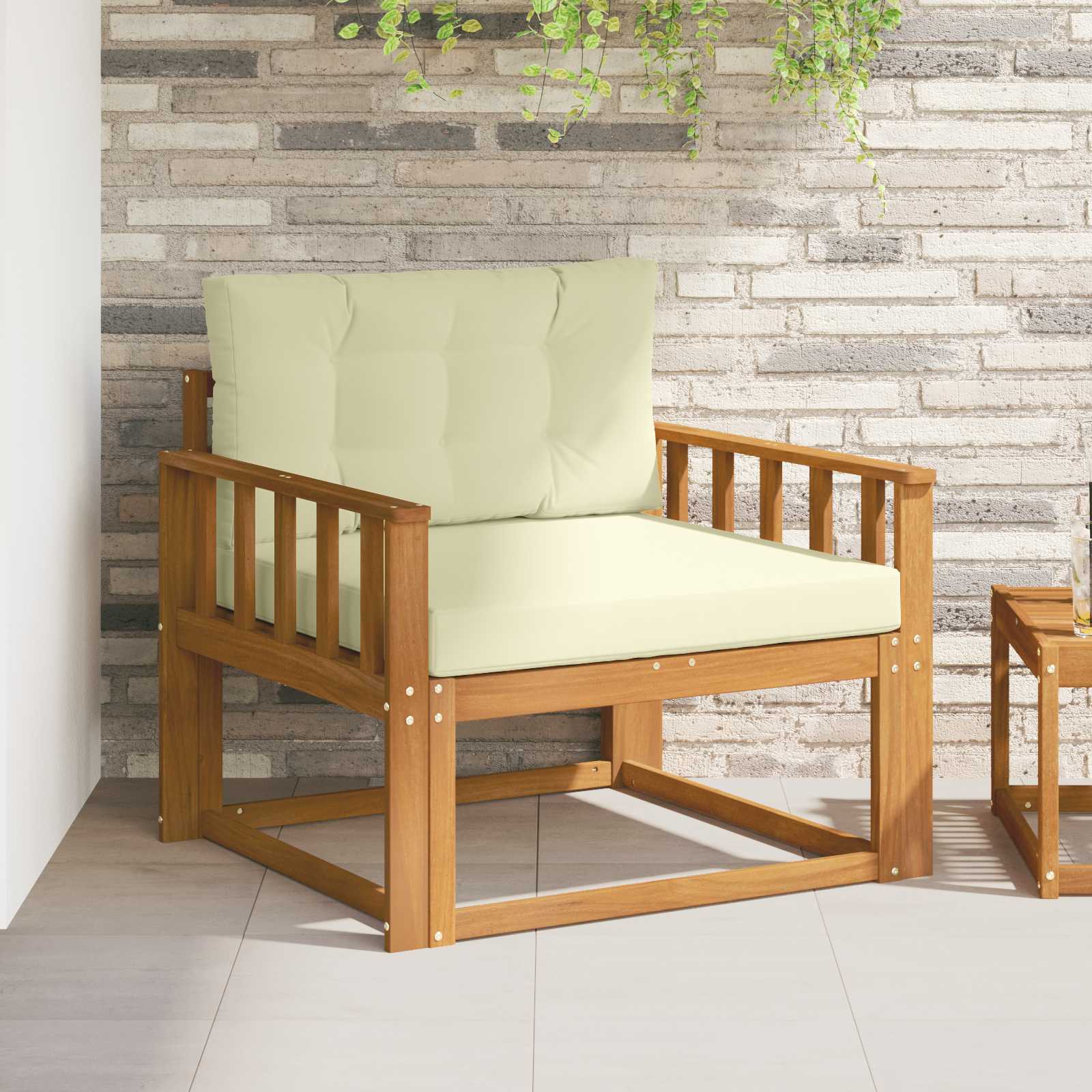 Sofa de milieu extérieur Bois d'Acacia Massif Naturel - XIOS