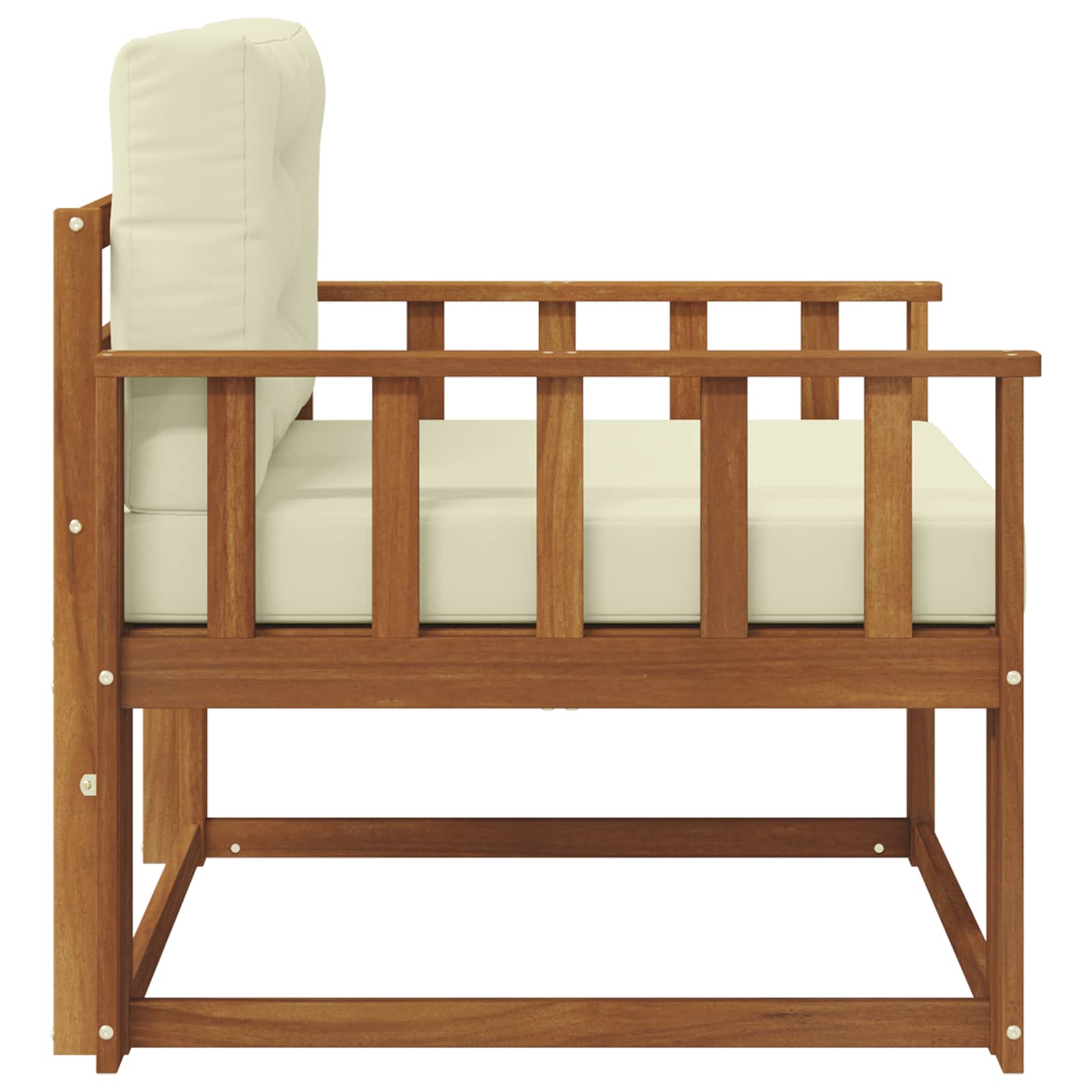 Sofa de milieu extérieur Bois d'Acacia Massif Naturel - XIOS