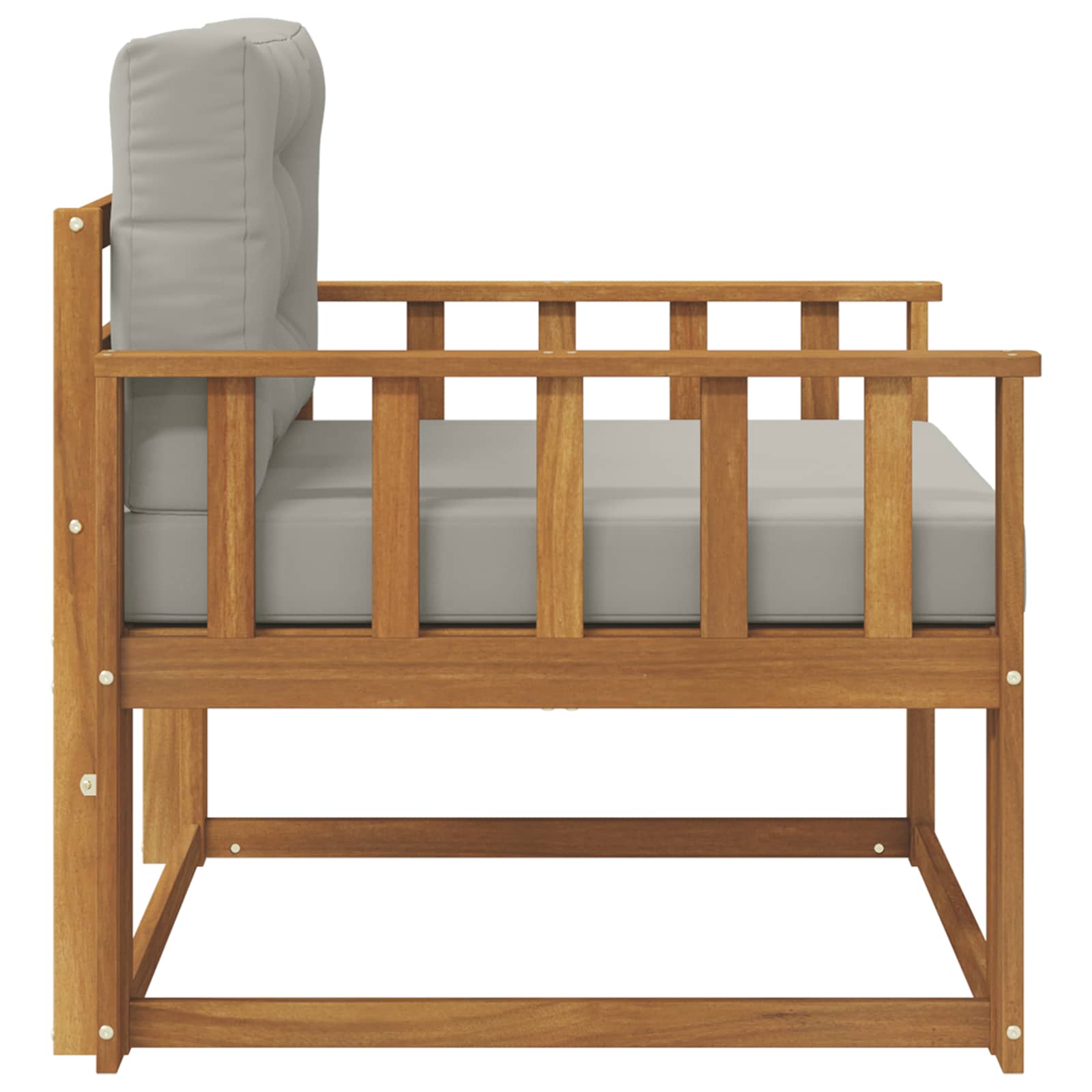 Sofa de milieu extérieur Bois d'Acacia Massif Naturel - XIOS