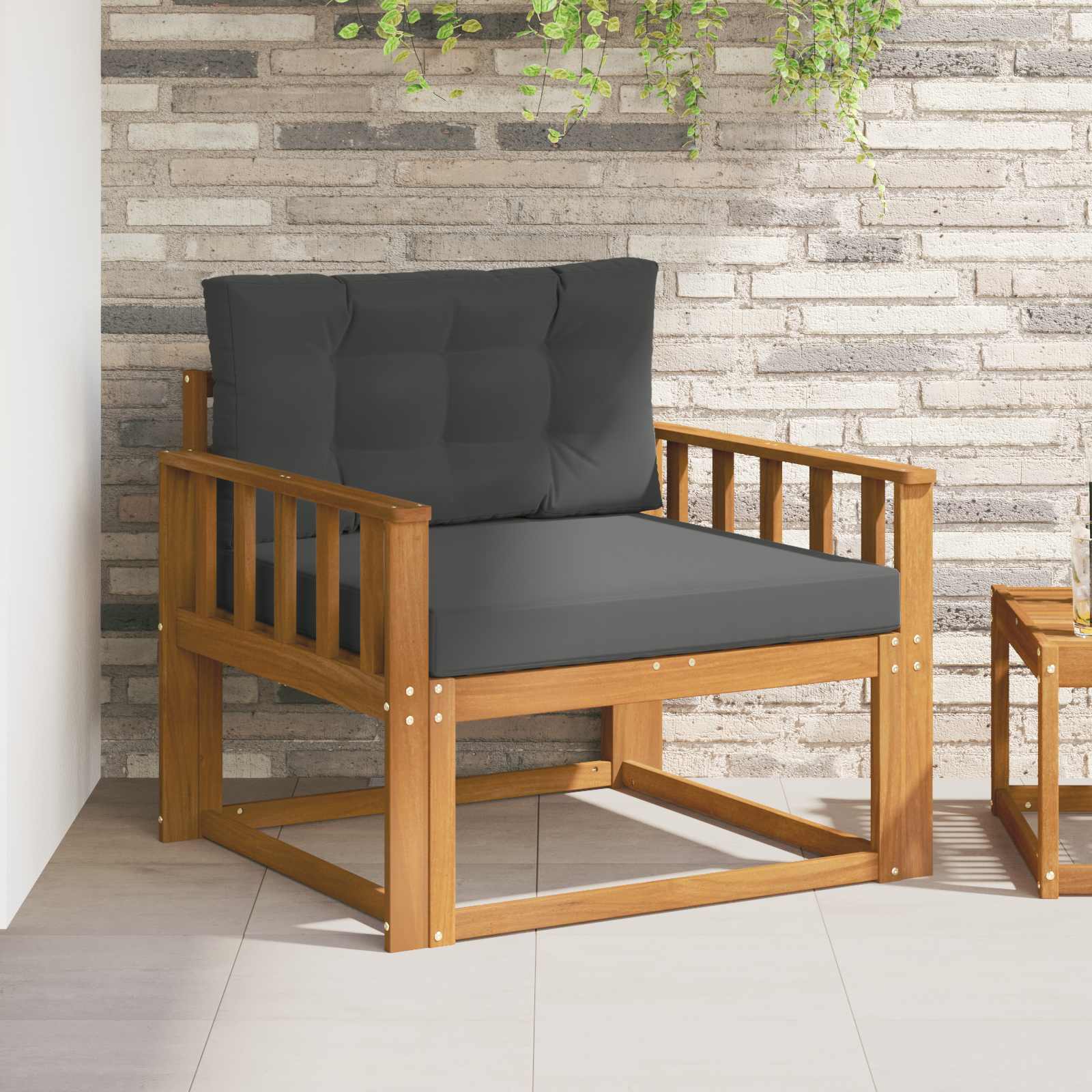 Sofa de milieu extérieur Bois d'Acacia Massif Naturel - XIOS