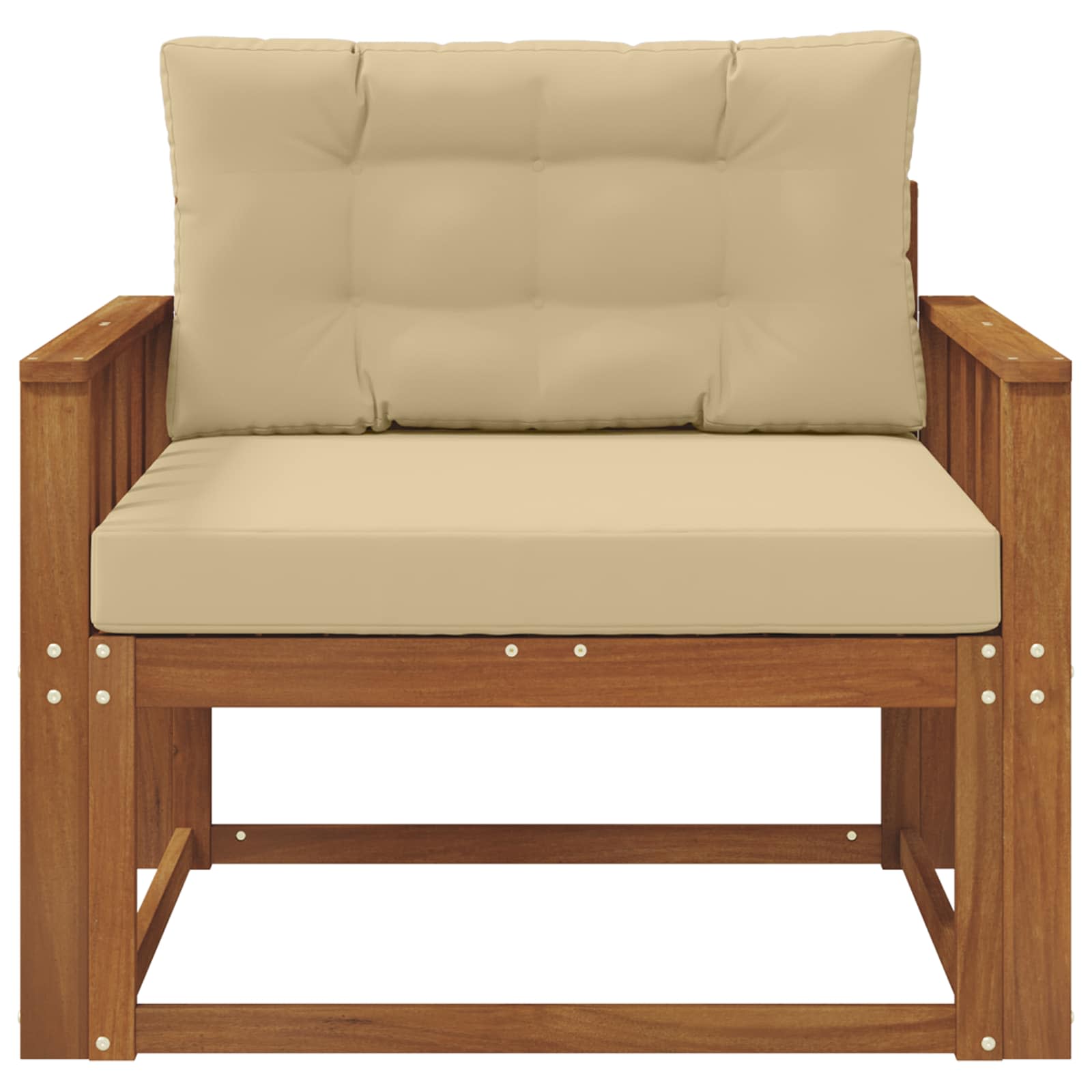 Sofa de milieu extérieur Bois d'Acacia Massif Naturel - XIOS