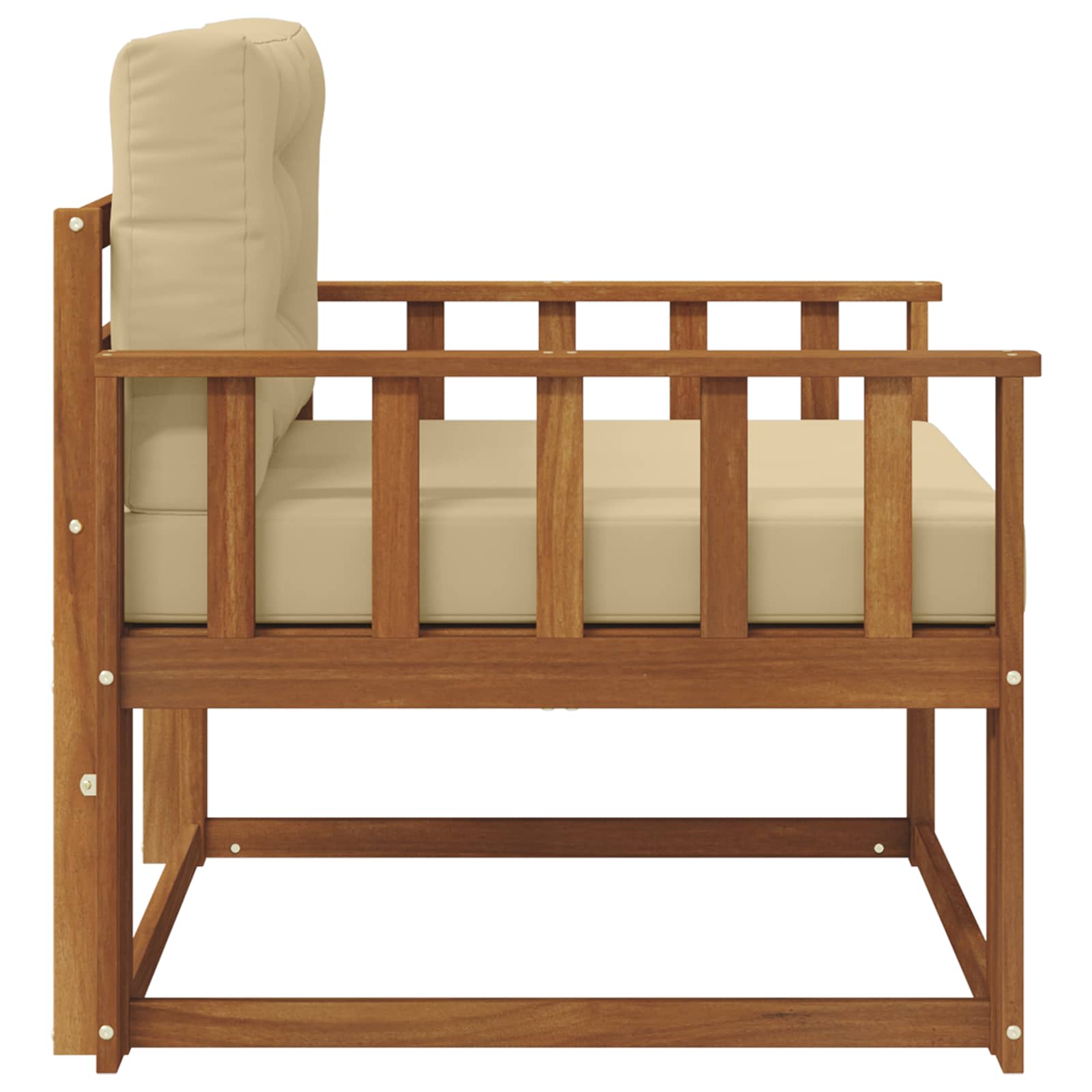 Sofa de milieu extérieur Bois d'Acacia Massif Naturel - XIOS