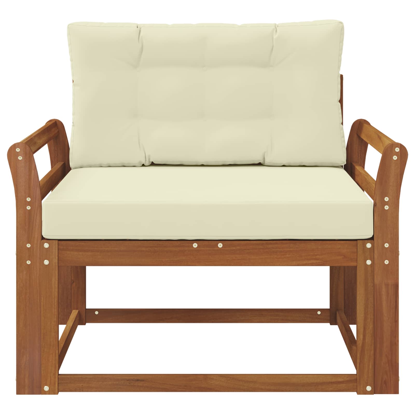 Sofa de milieu extérieur Bois d'Acacia Massif Naturel - XIOS