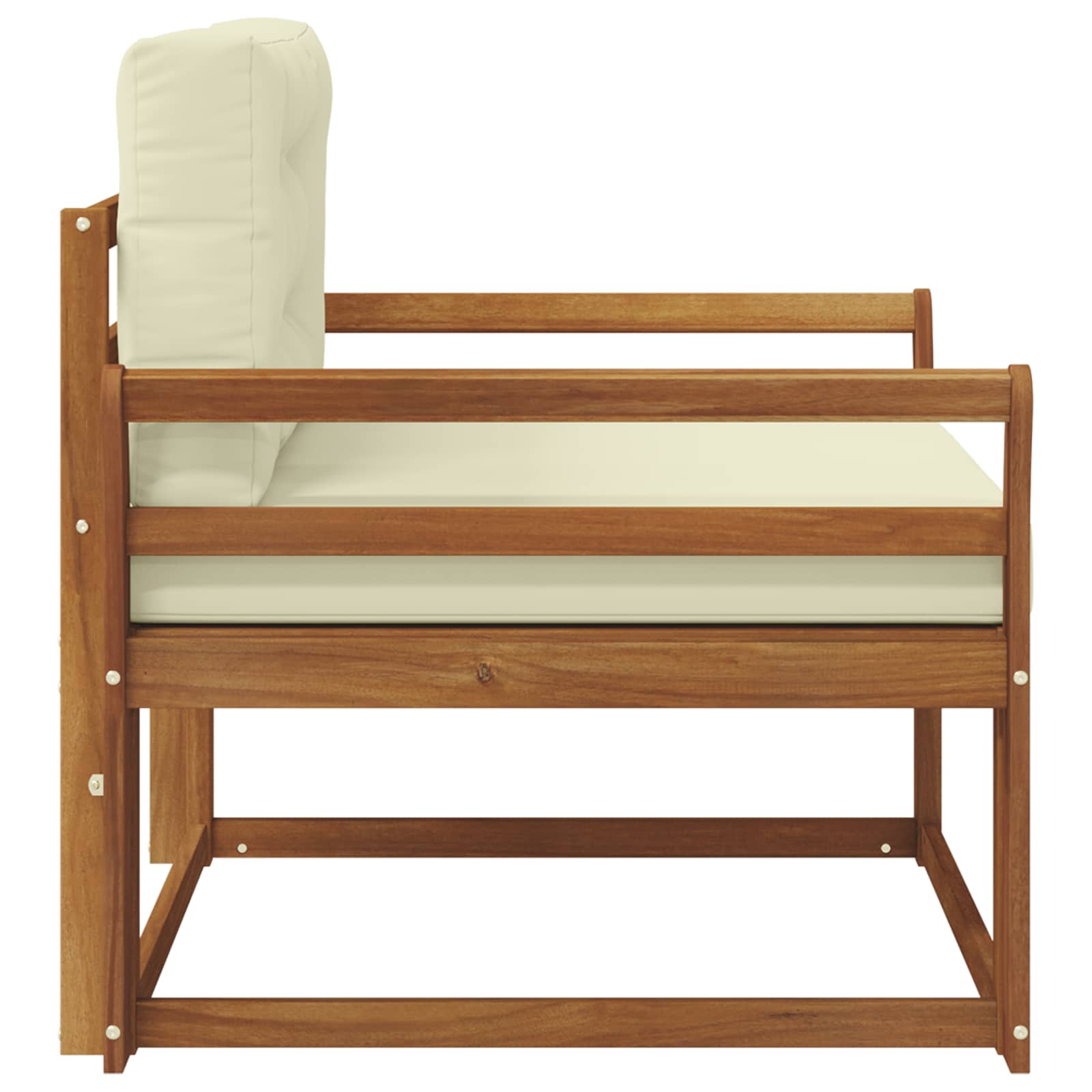 Sofa de milieu extérieur Bois d'Acacia Massif Naturel - XIOS