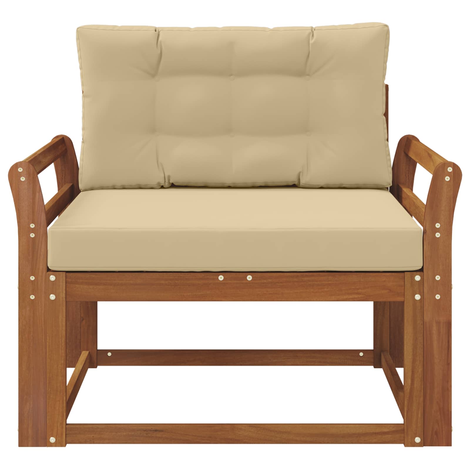 Sofa de milieu extérieur Bois d'Acacia Massif Naturel - XIOS