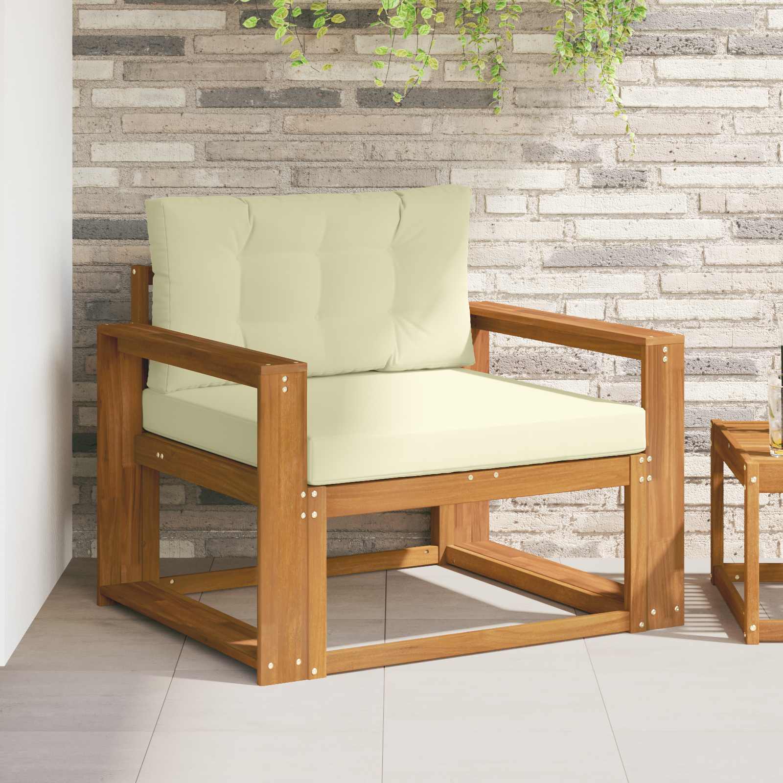Sofa de milieu extérieur Bois d'Acacia Massif Naturel - XIOS