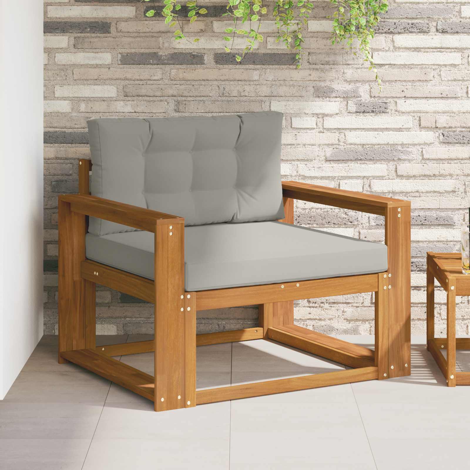 Sofa de milieu extérieur Bois d'Acacia Massif Naturel - XIOS