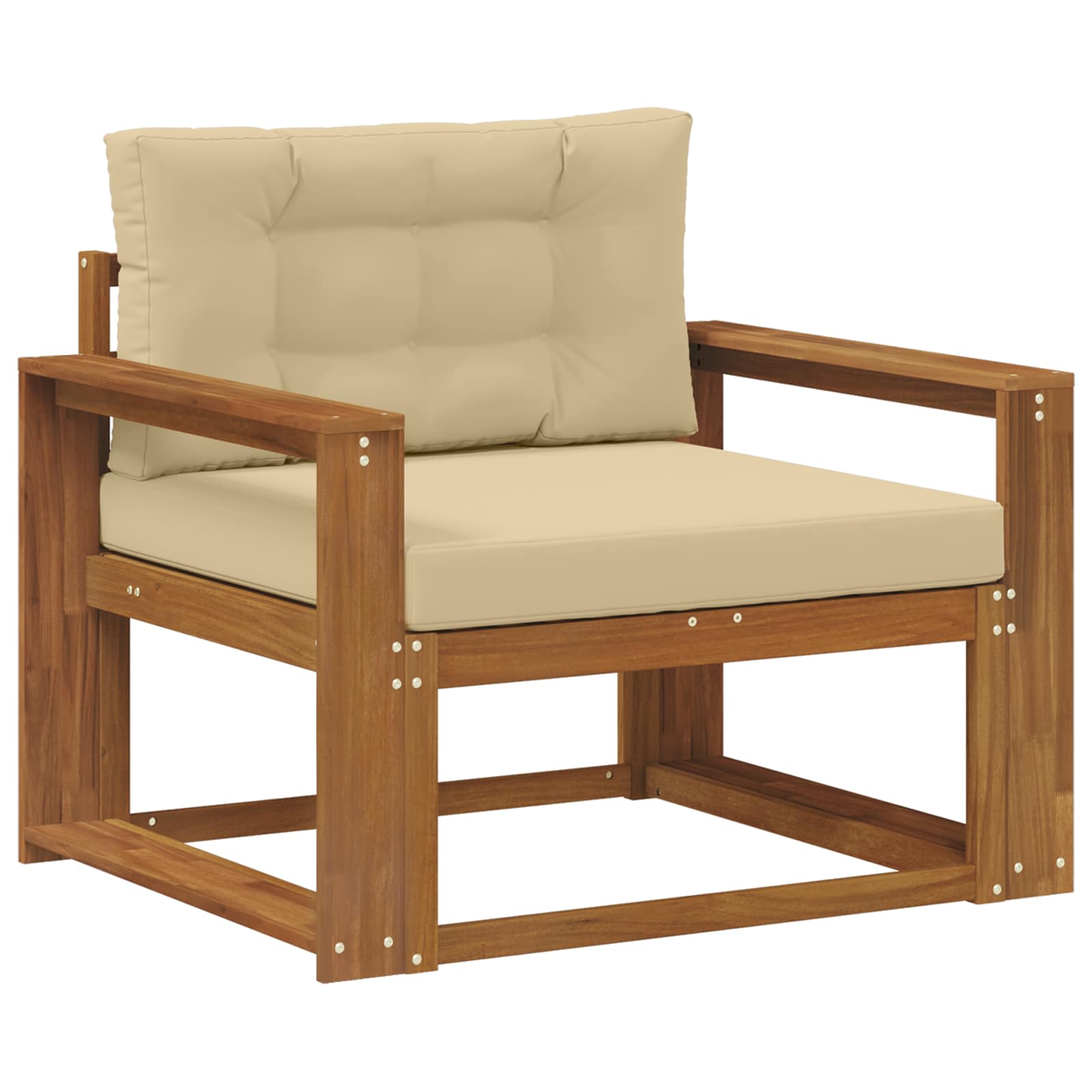 Sofa de milieu extérieur Bois d'Acacia Massif Naturel - XIOS