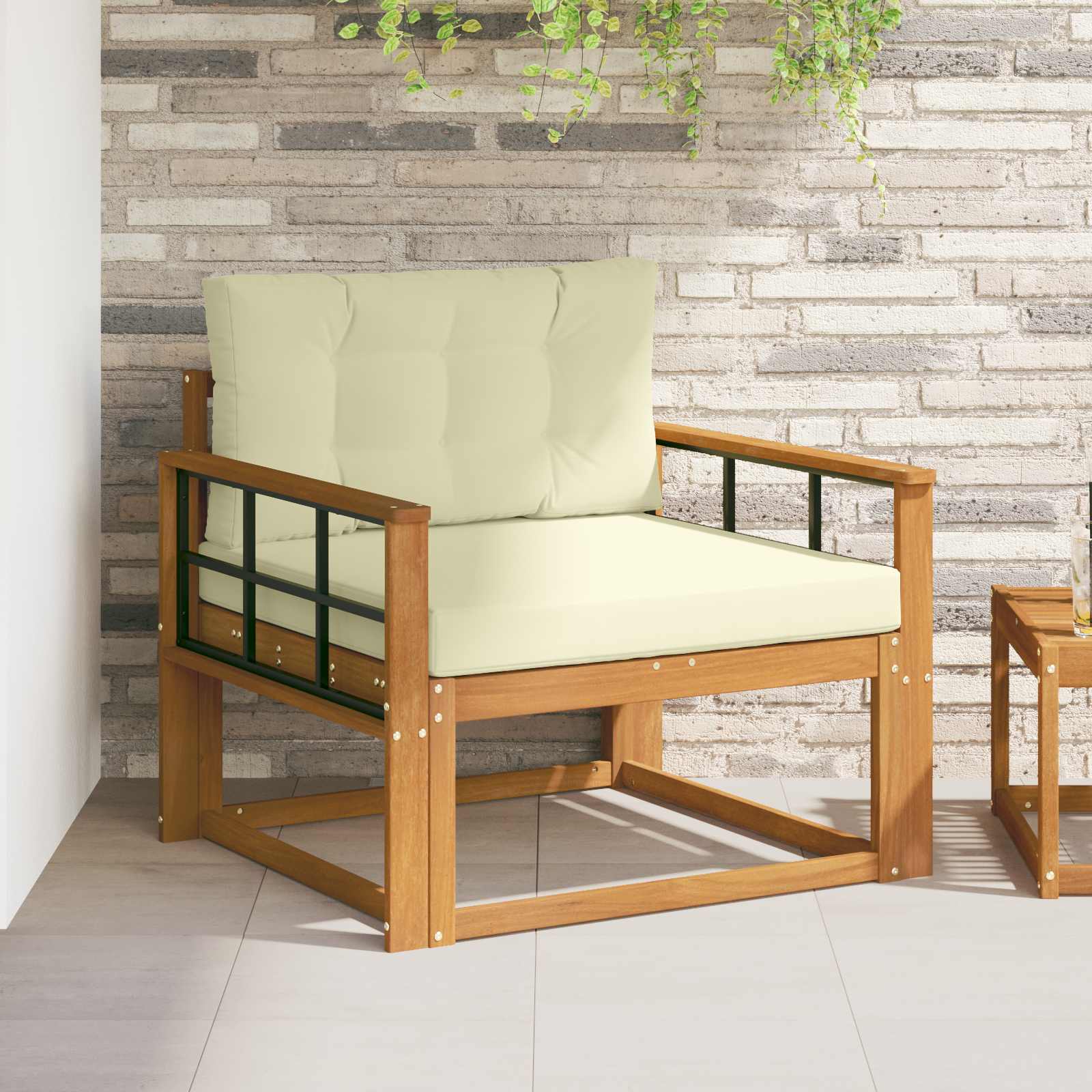 Sofa de milieu extérieur Bois d'Acacia Massif Naturel - XIOS